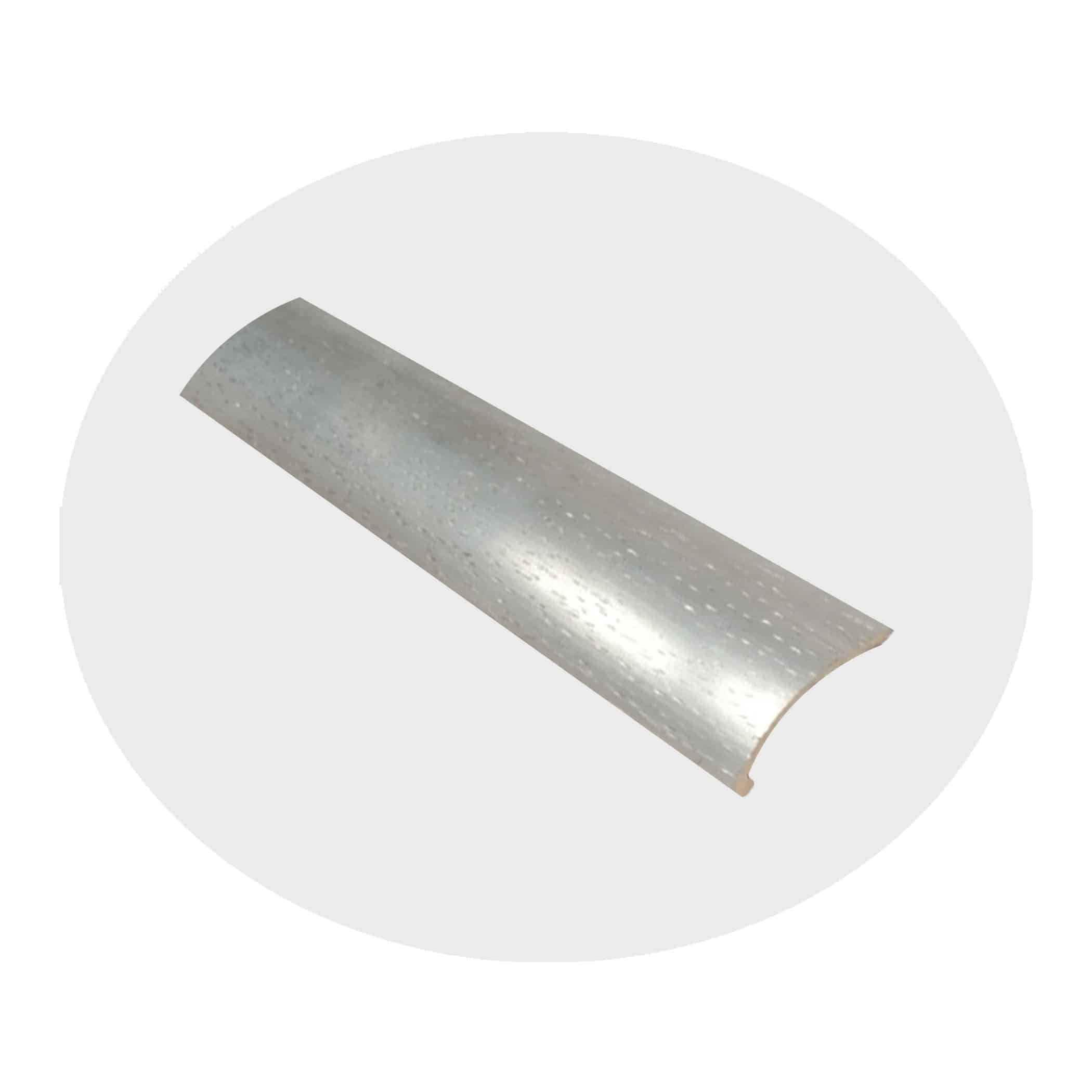 Hammered Cover Strip - Pewter Anodised Finish Variation Image