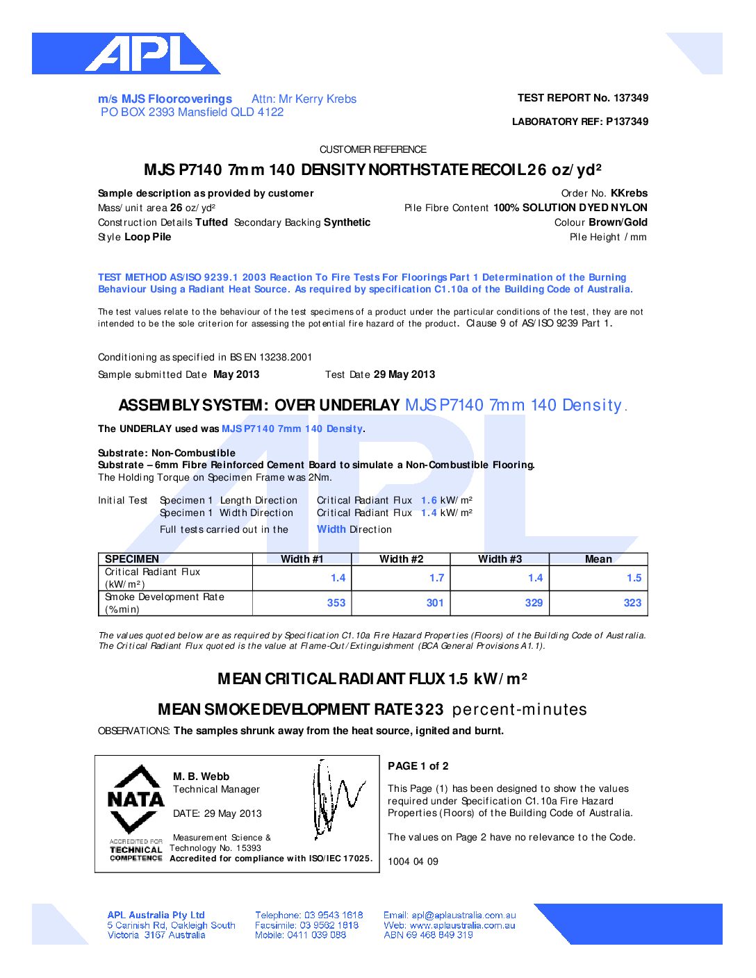 Technical Specifications