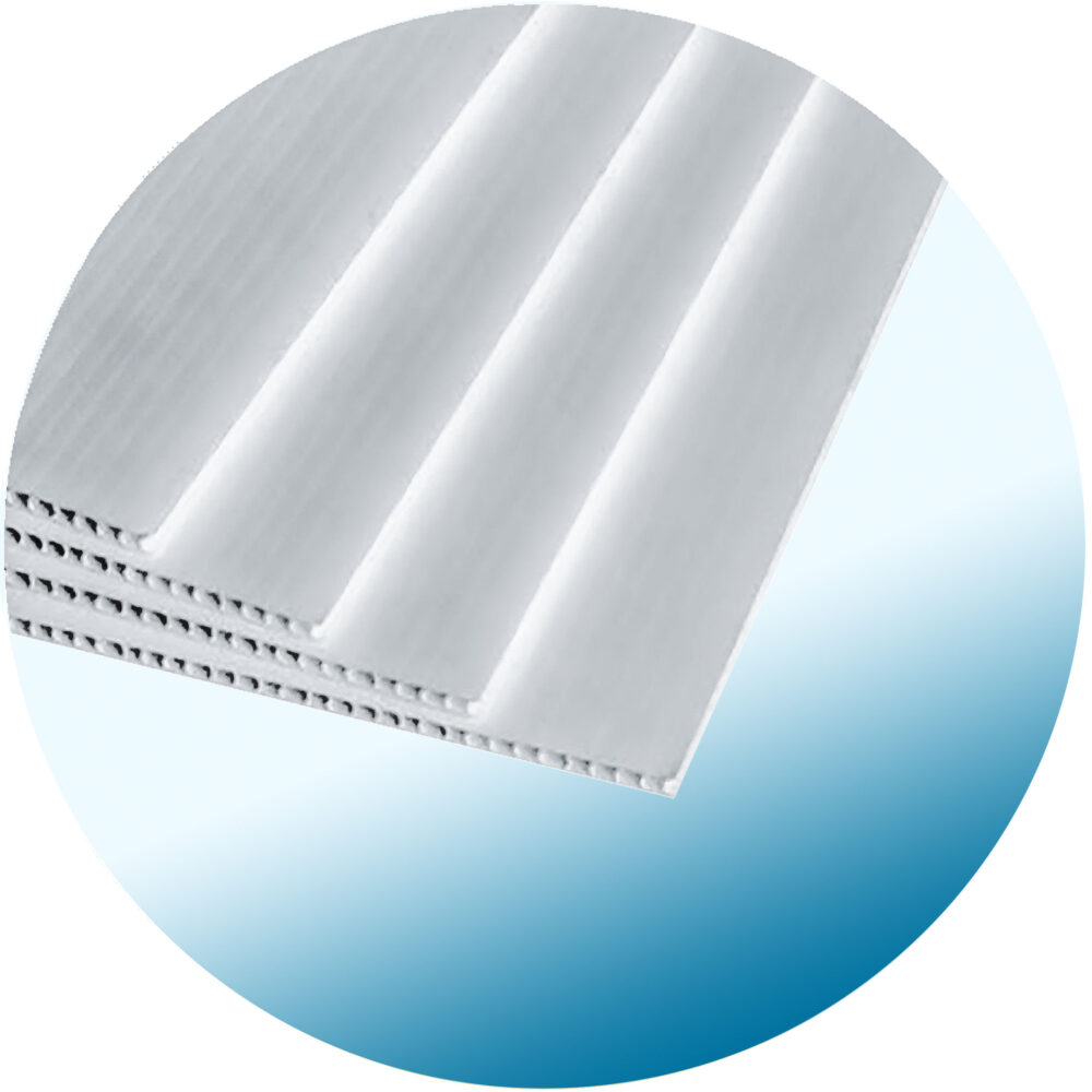 Corflute 3mm x 2400 x 1200 Sheeting - White Variation Image