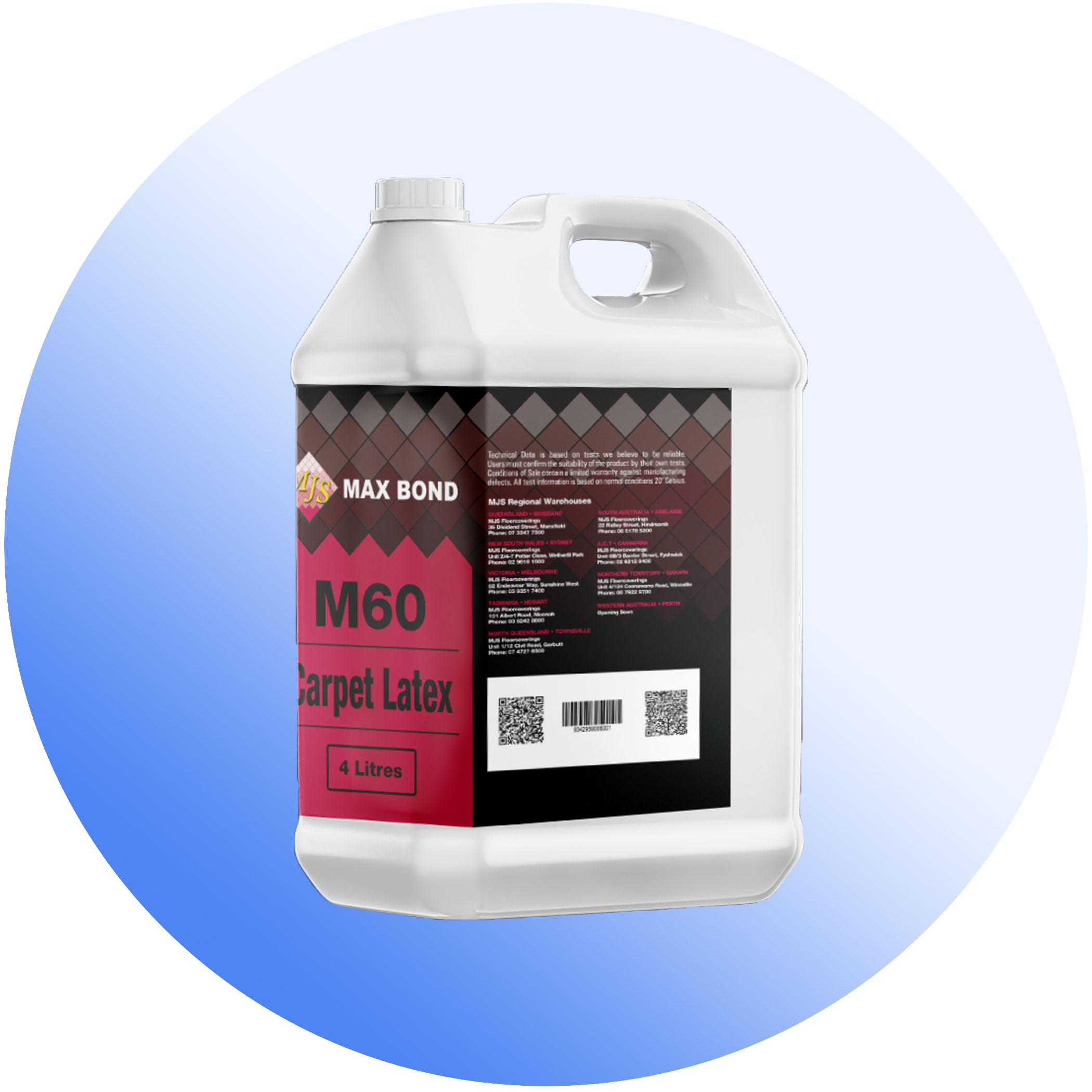 Max Bond M60 Carpet Latex - 4 Litre Variation Image