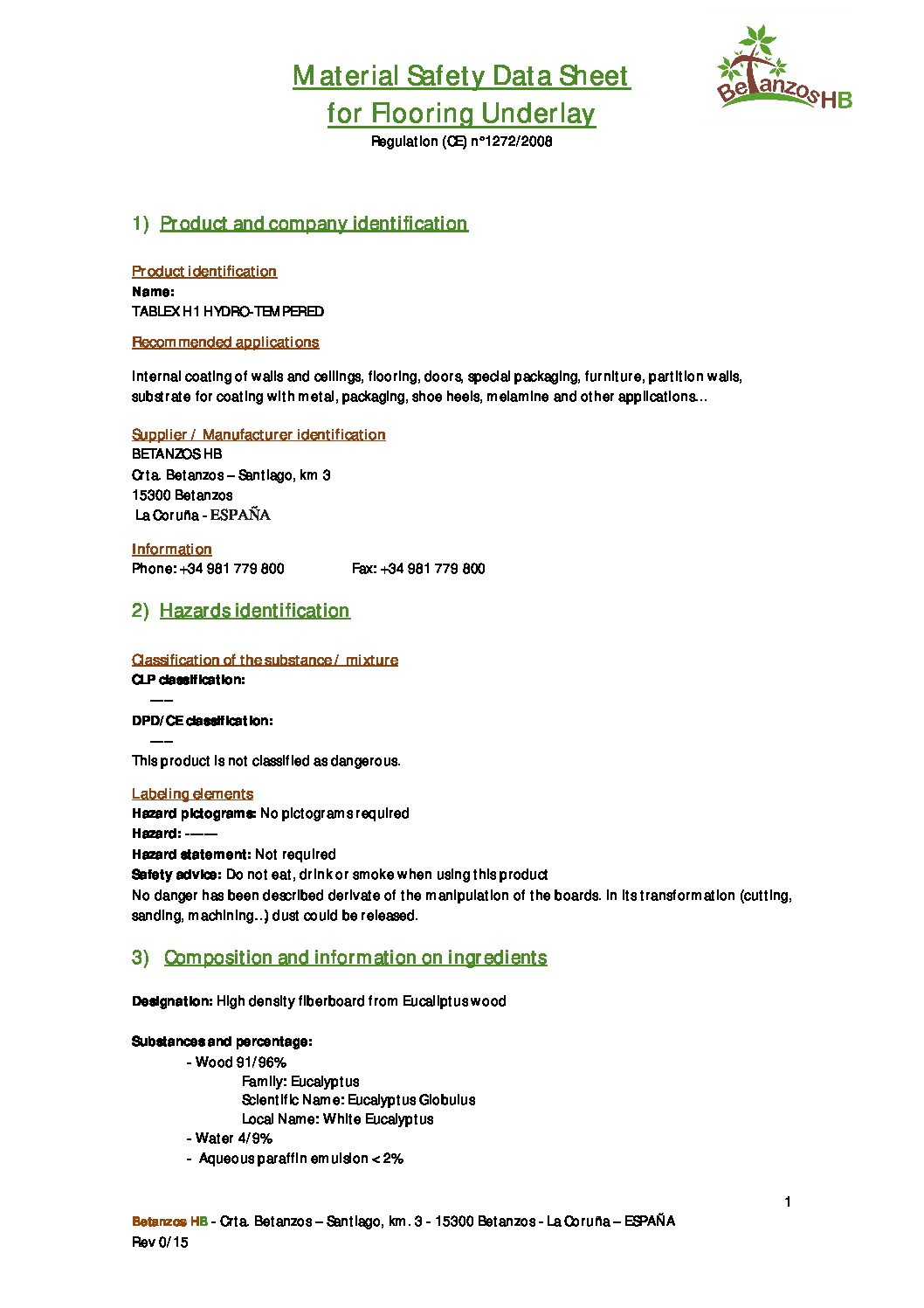 Technical Specifications