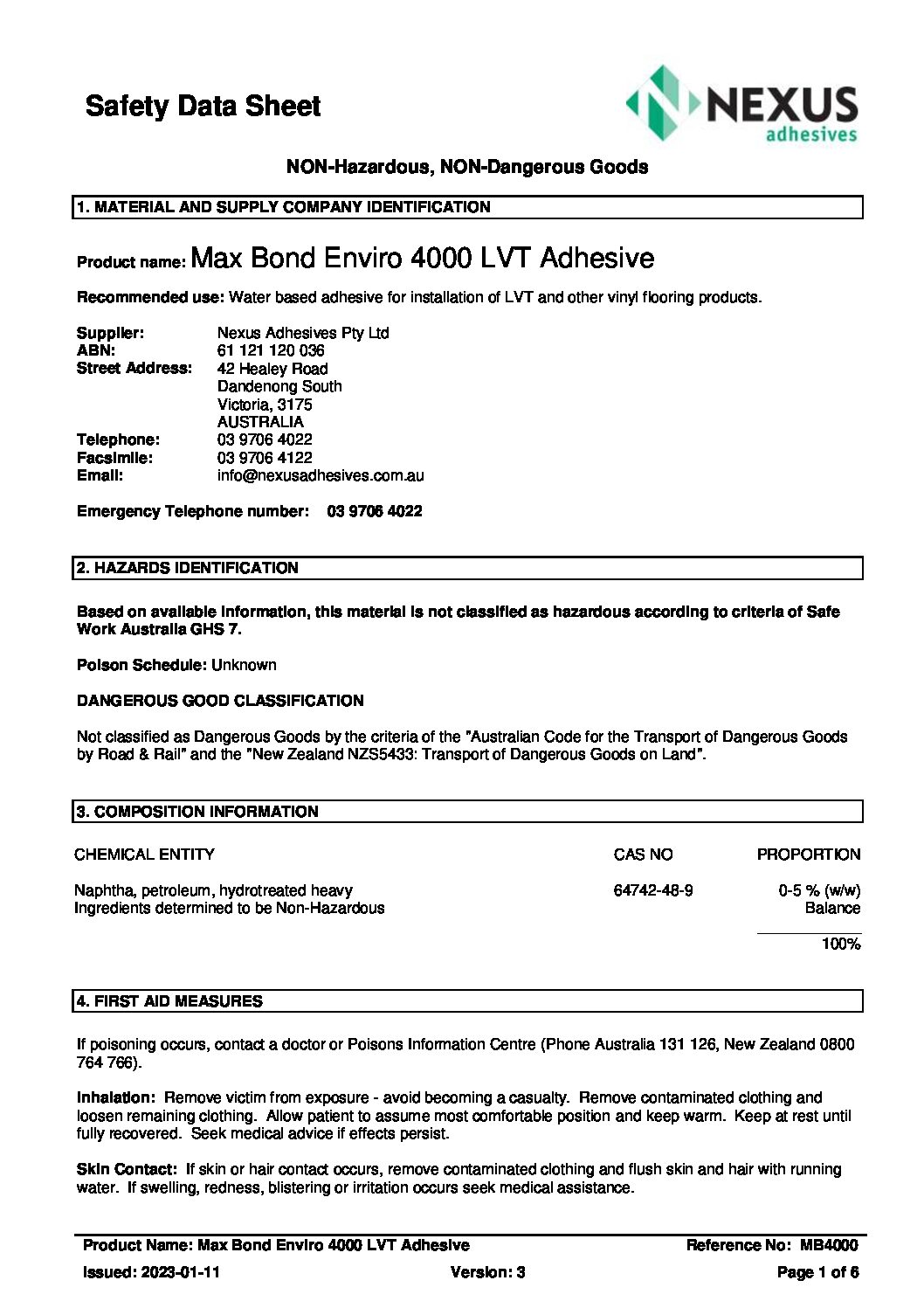Technical Specifications