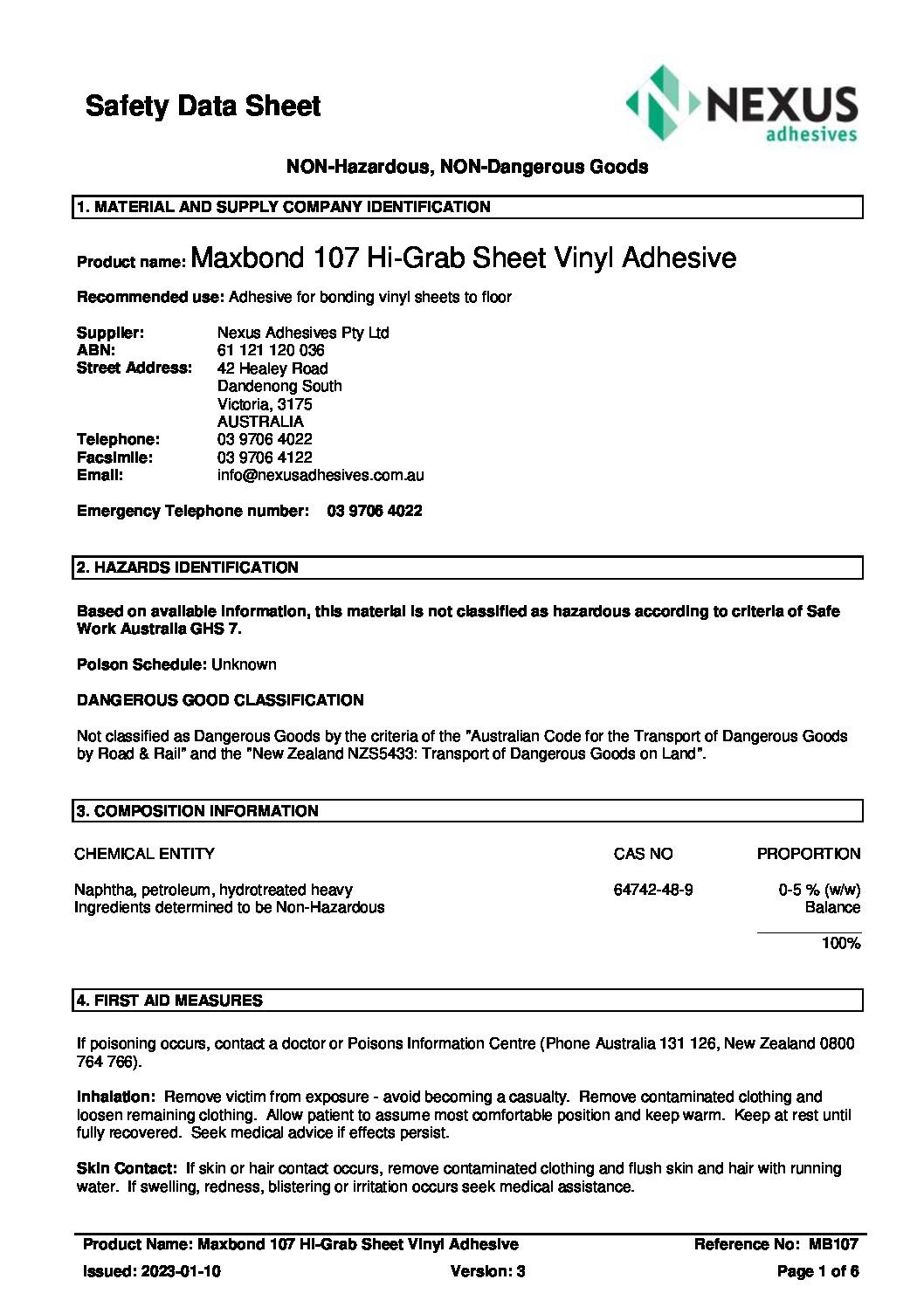 Technical Specifications