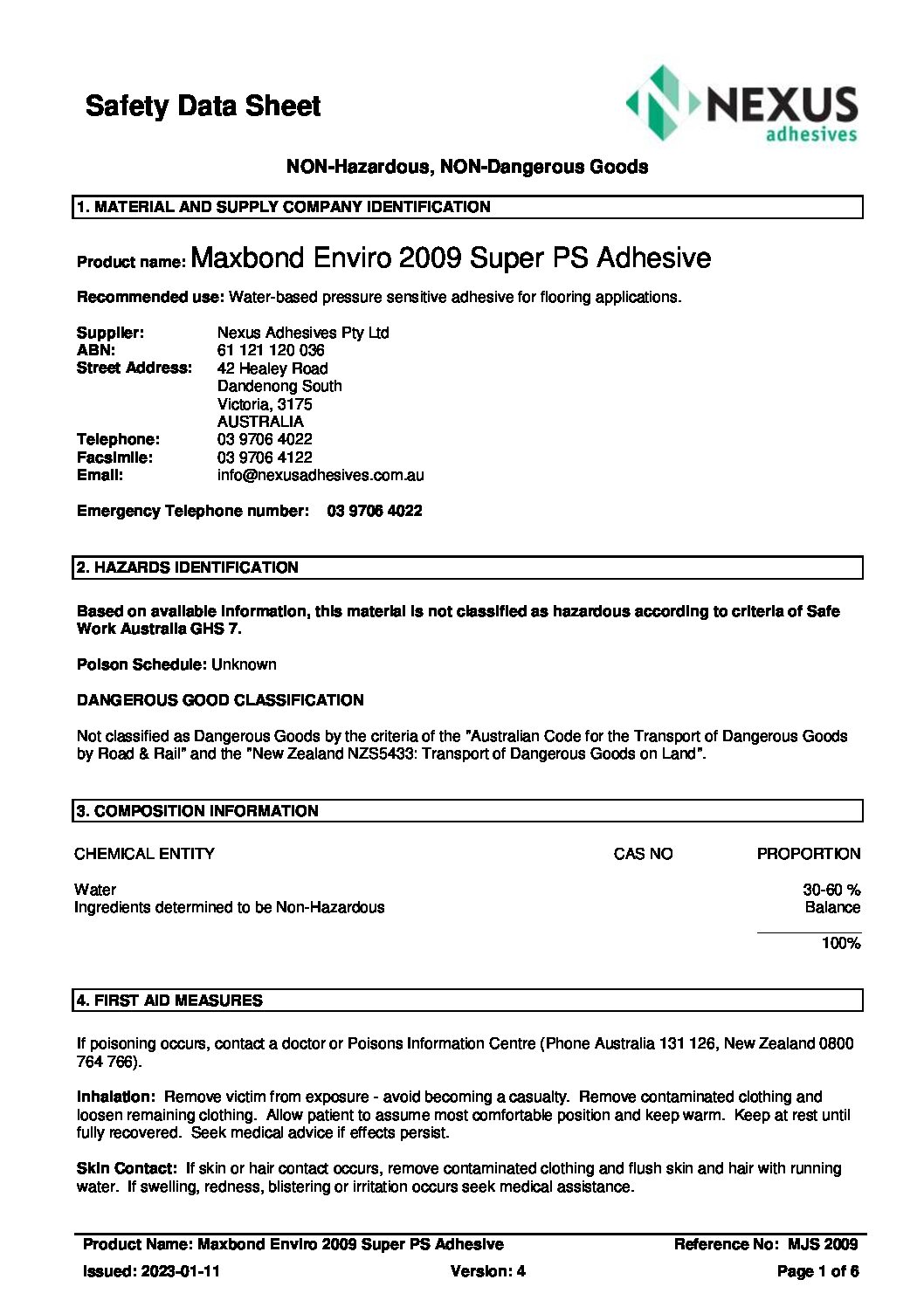 Technical Specifications
