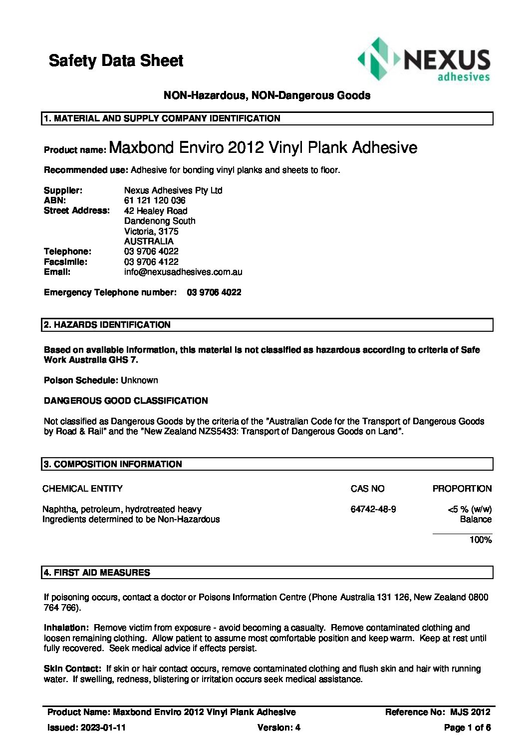 Technical Specifications