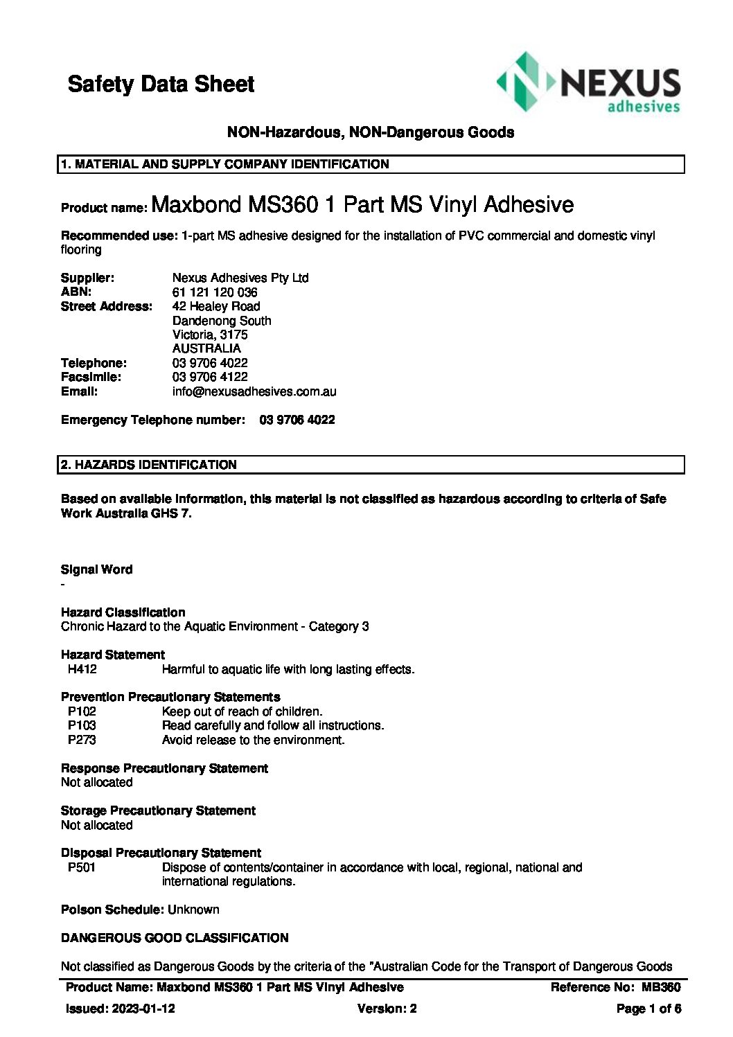 Technical Specifications