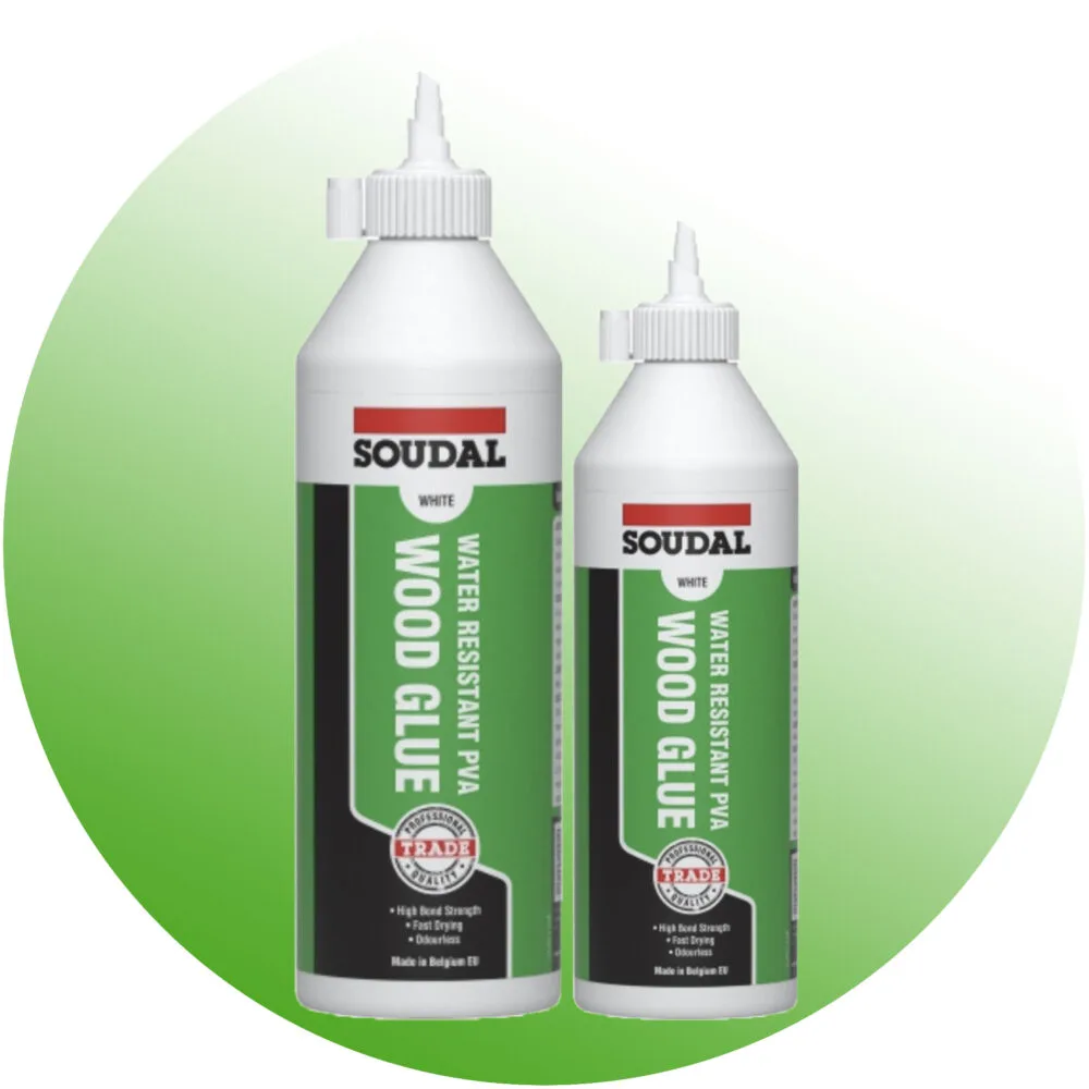 Soudal Water Resistant PVA Wood Glue - Product Image