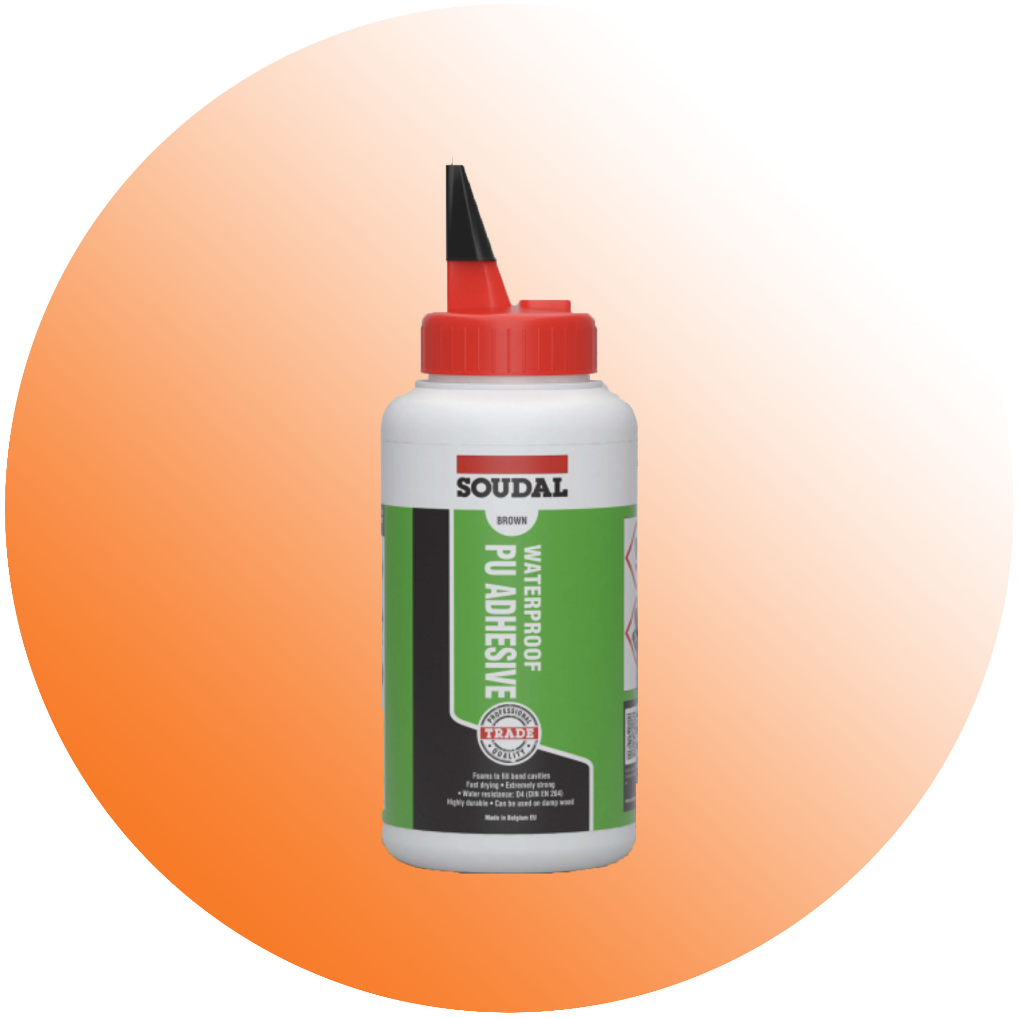 Soudal Waterproof PU Adhesive - Single Item Variation Image