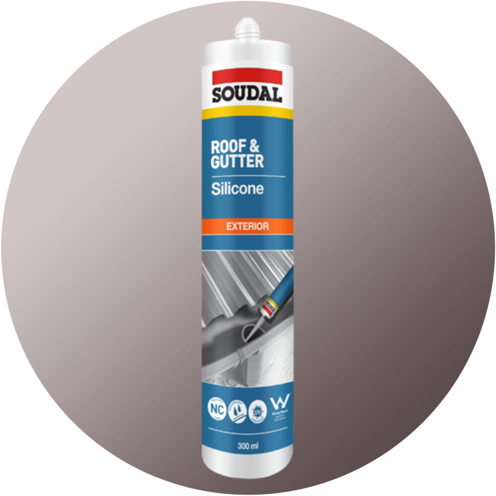 Soudal Roof and Gutter Silicone - Product Image