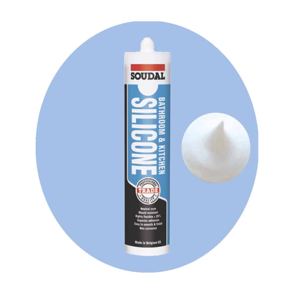 Soudal Bathroom and Kitchen Silicone - White Single Item Variation Image