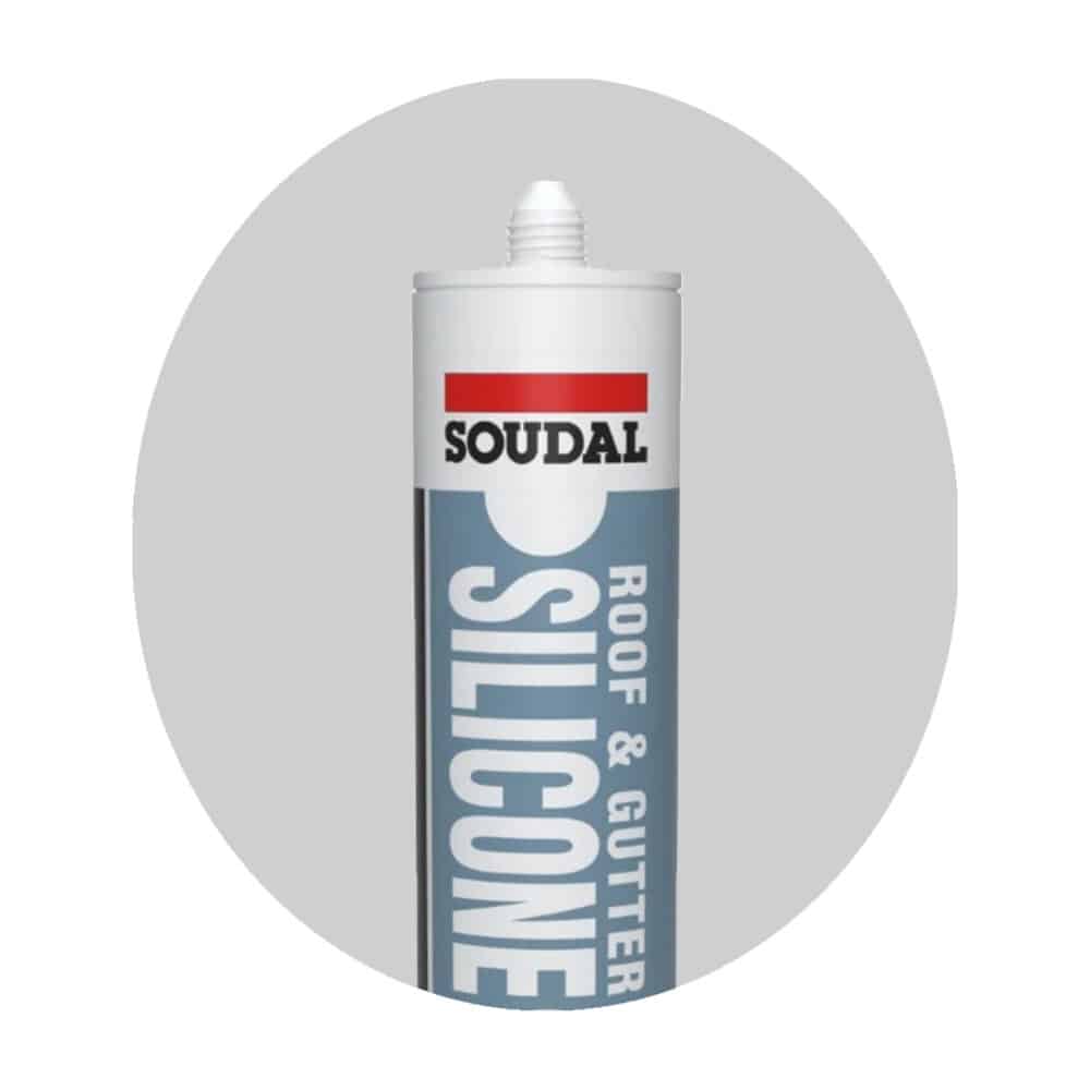 Soudal Roof and Gutter Silicone - Product Image