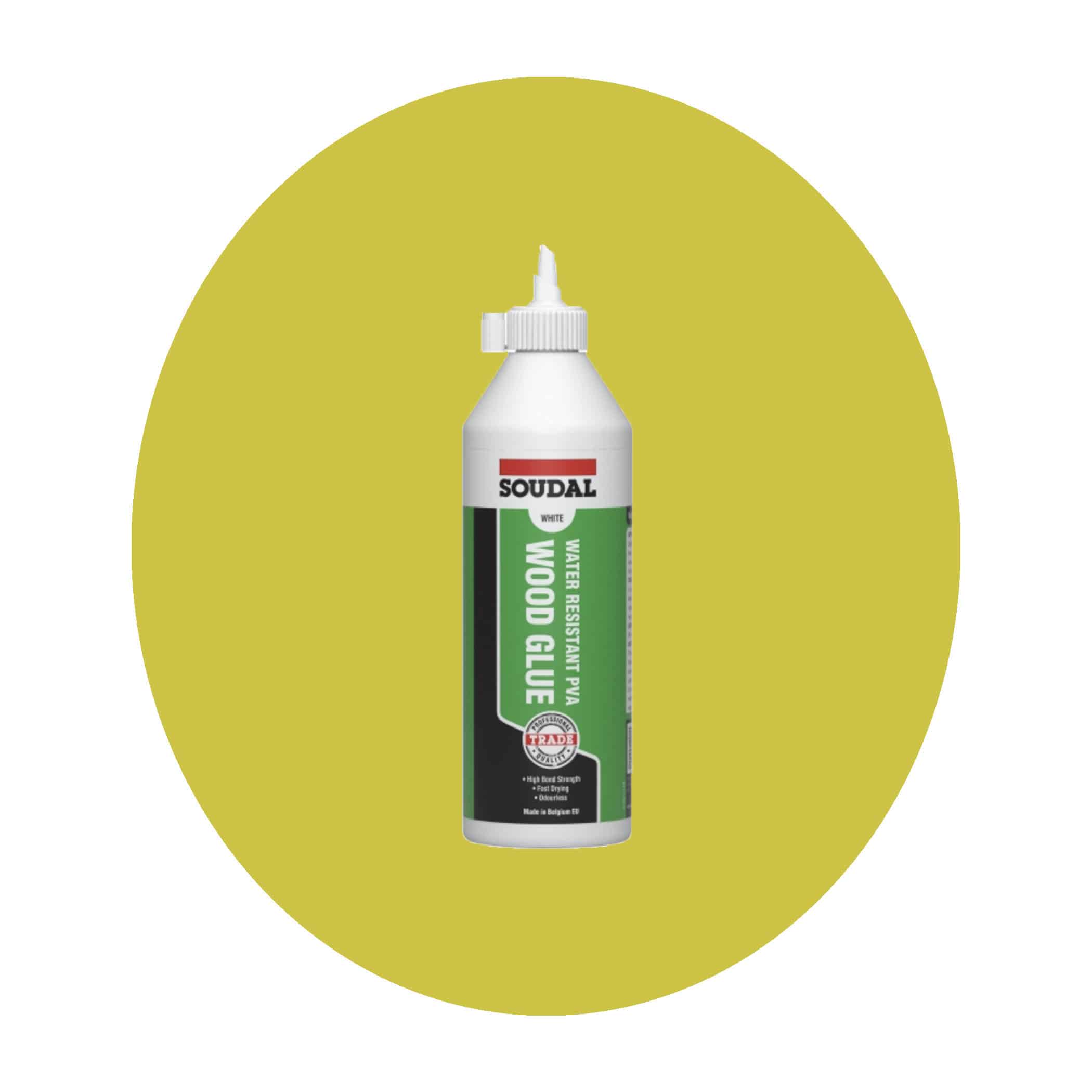 Soudal Water Resistant PVA Wood Glue - 250ml Single Item Variation Image