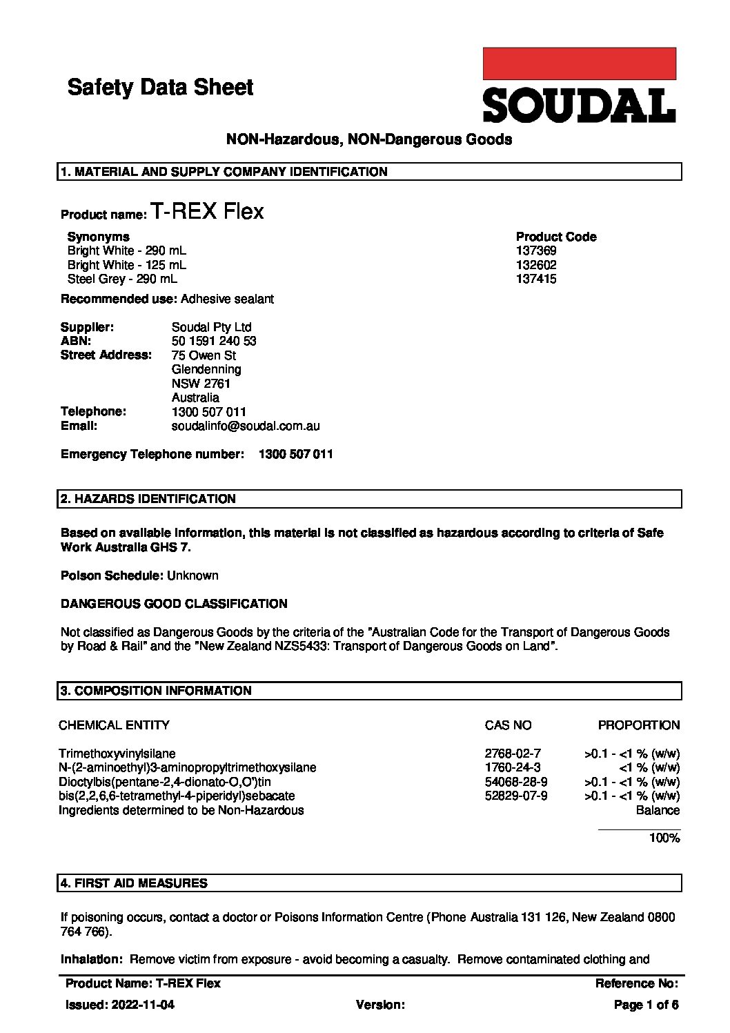 Technical Specifications