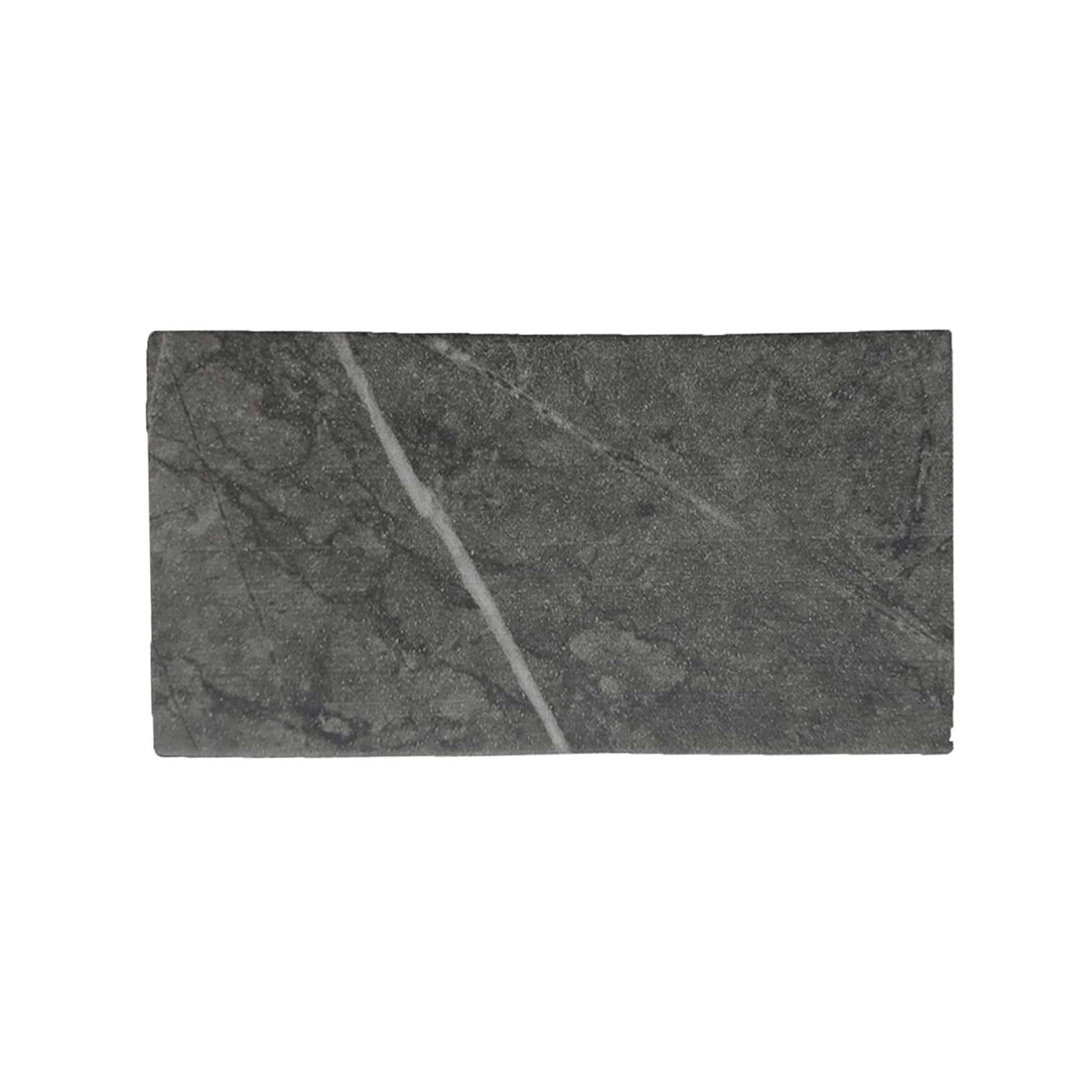 Travertino Carbone Recycled Glass Subway Tile - Gallery Image