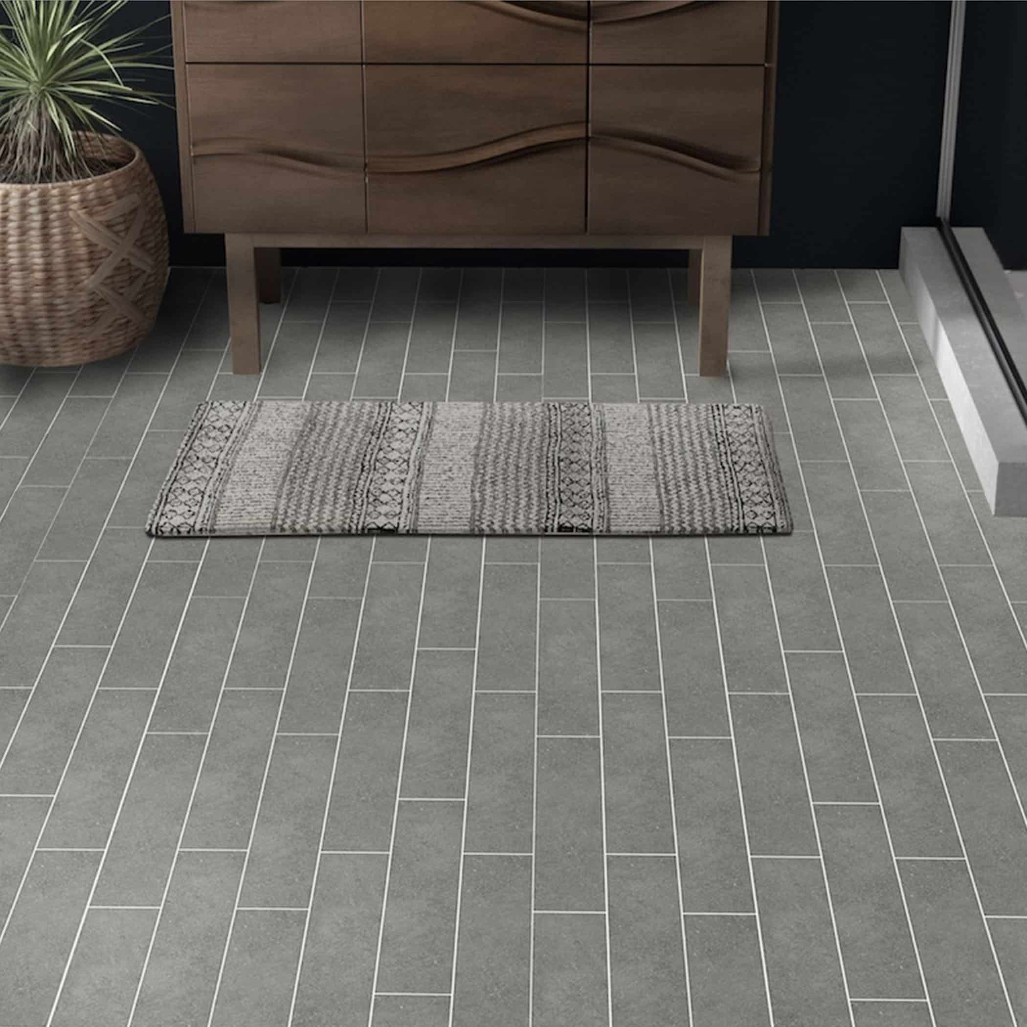 Porcelano Grigio Matt Subway Tile - Gallery Image
