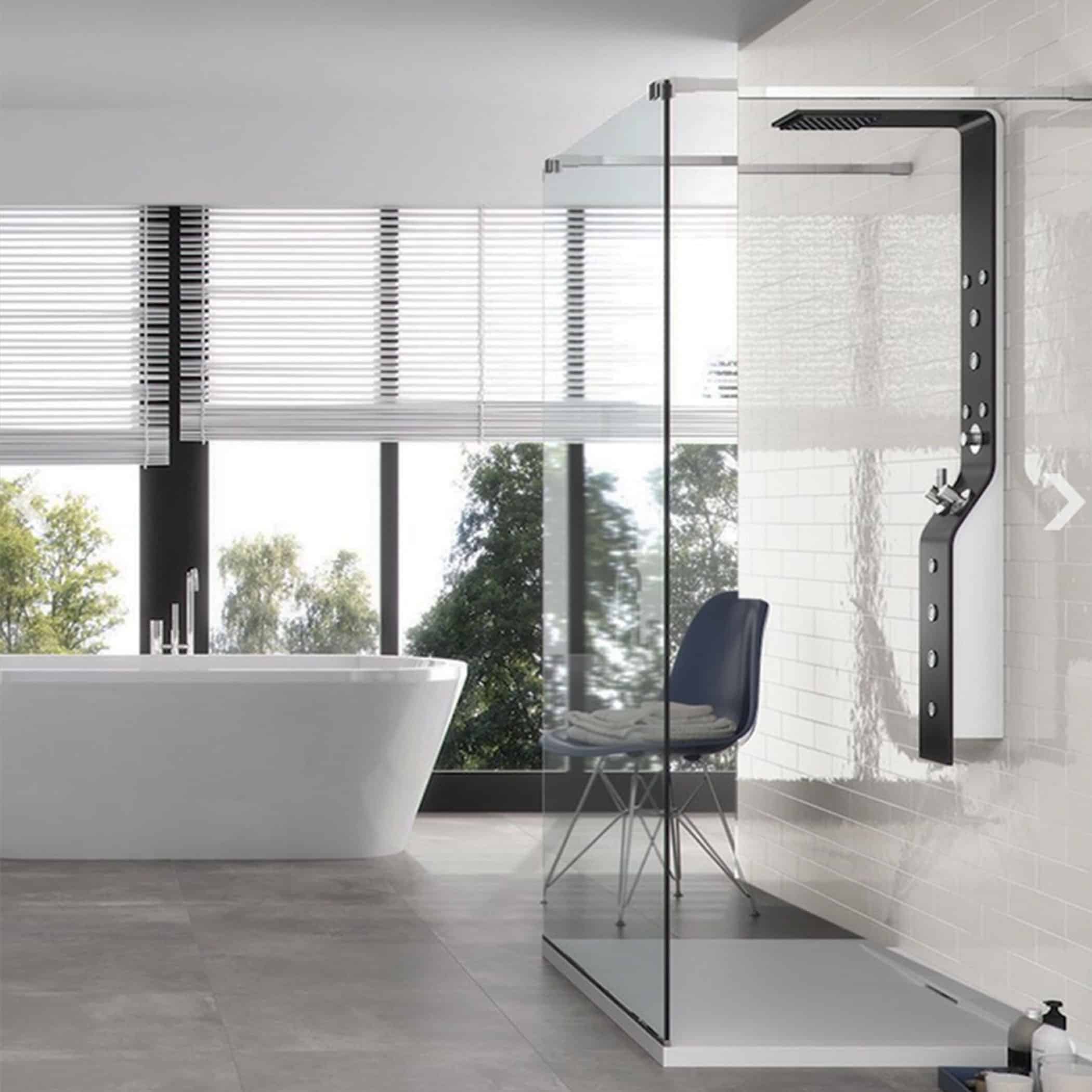 Cascada Blanco Gloss Subway Tile - Gallery Image
