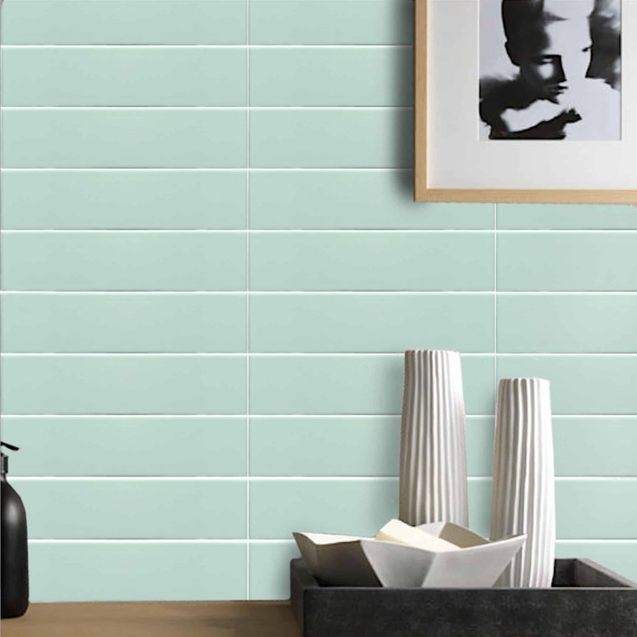 Peppermint Candy Ceramic Subway Tile - Product Image