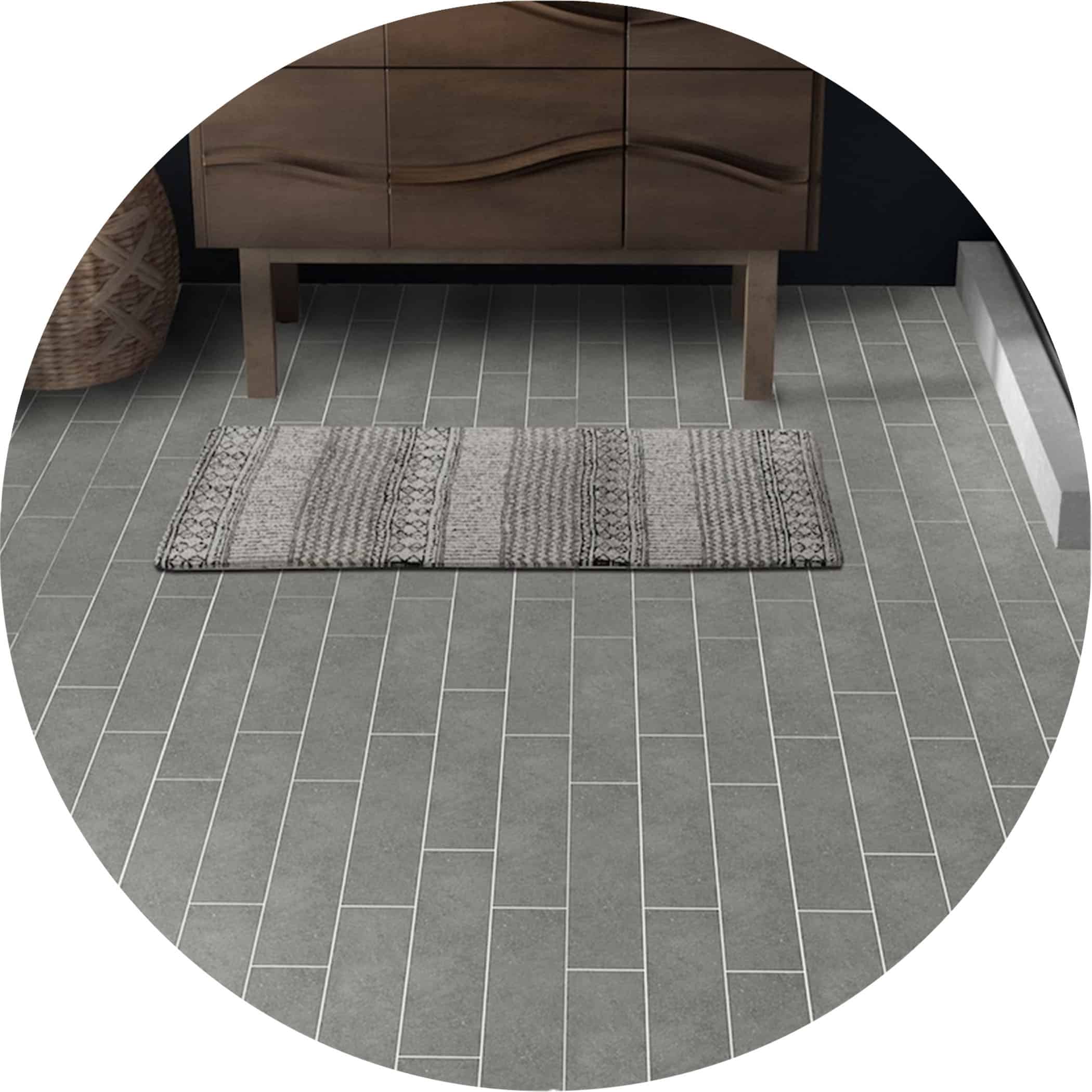 Porcelano Grigio Matt Subway Tile - Product Image