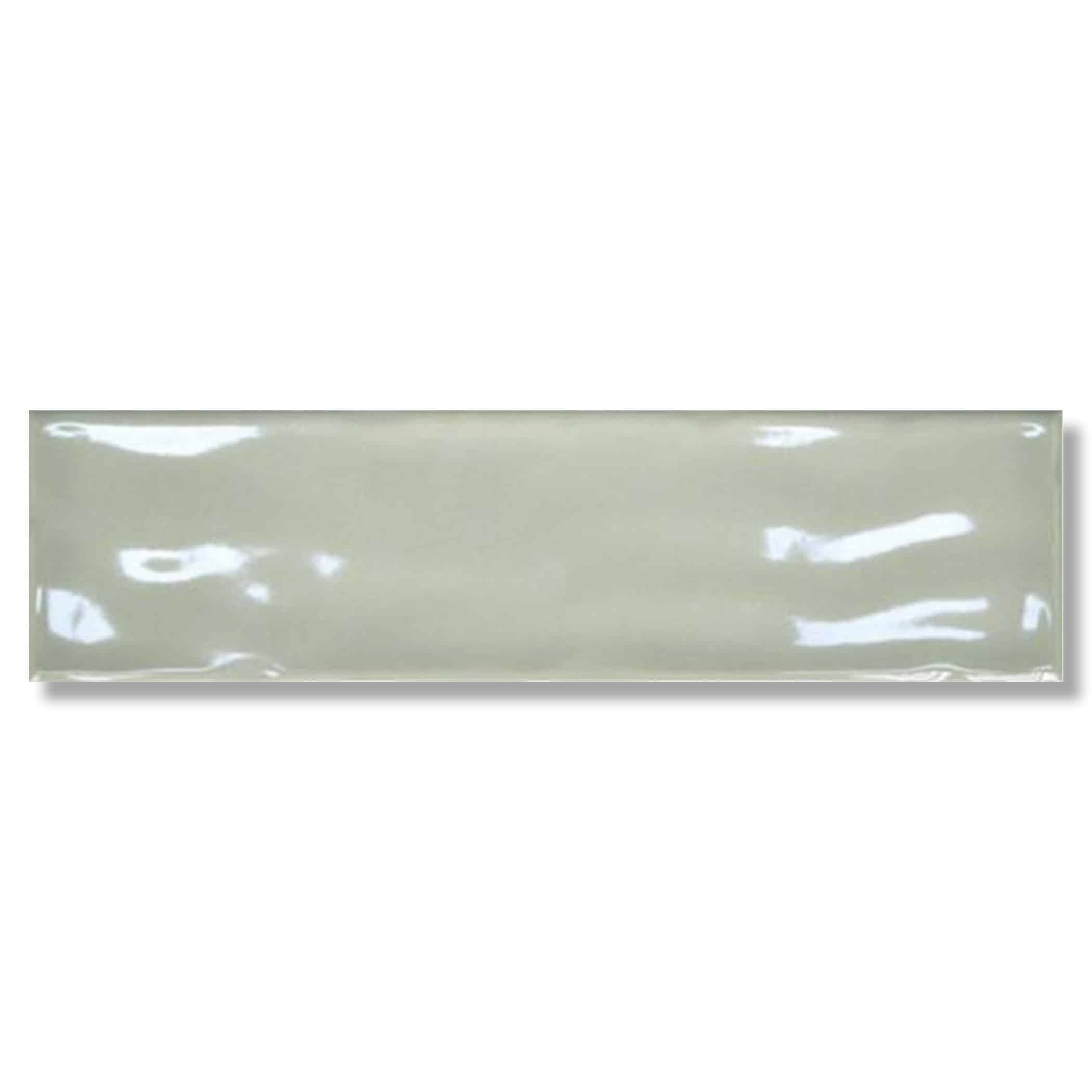Cascada Verde Gloss Subway Tile - Gallery Image