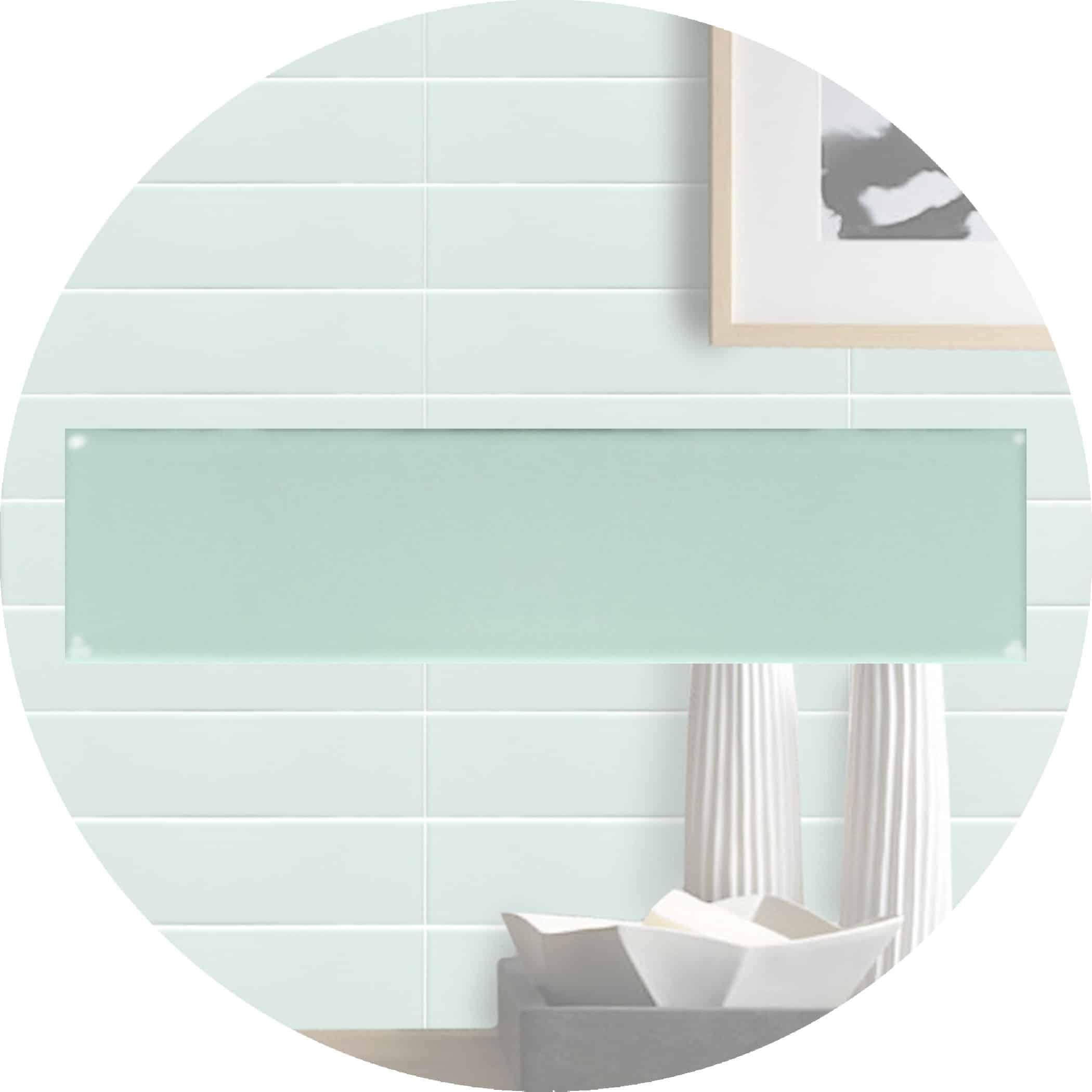 Peppermint Candy Ceramic Subway Tile - Gloss Variation Image