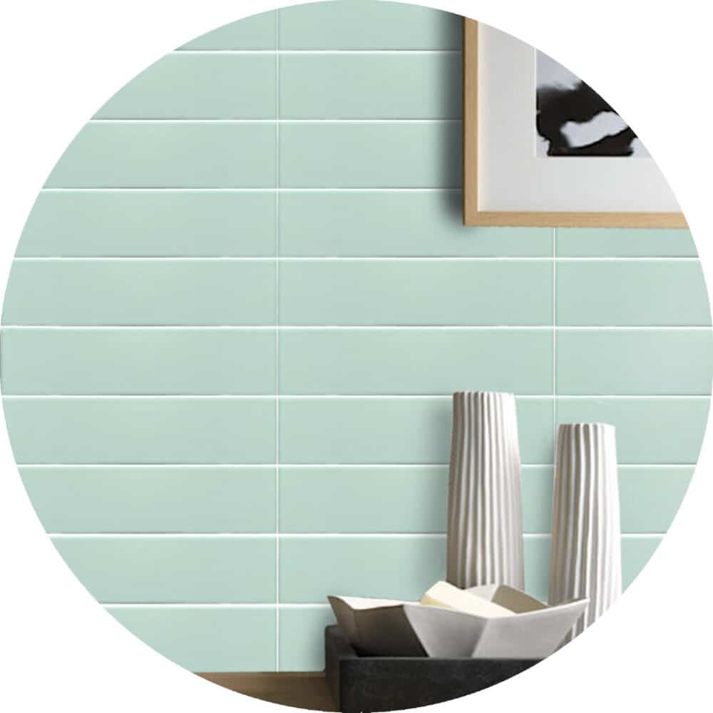Peppermint Candy Ceramic Subway Tile - Product Image