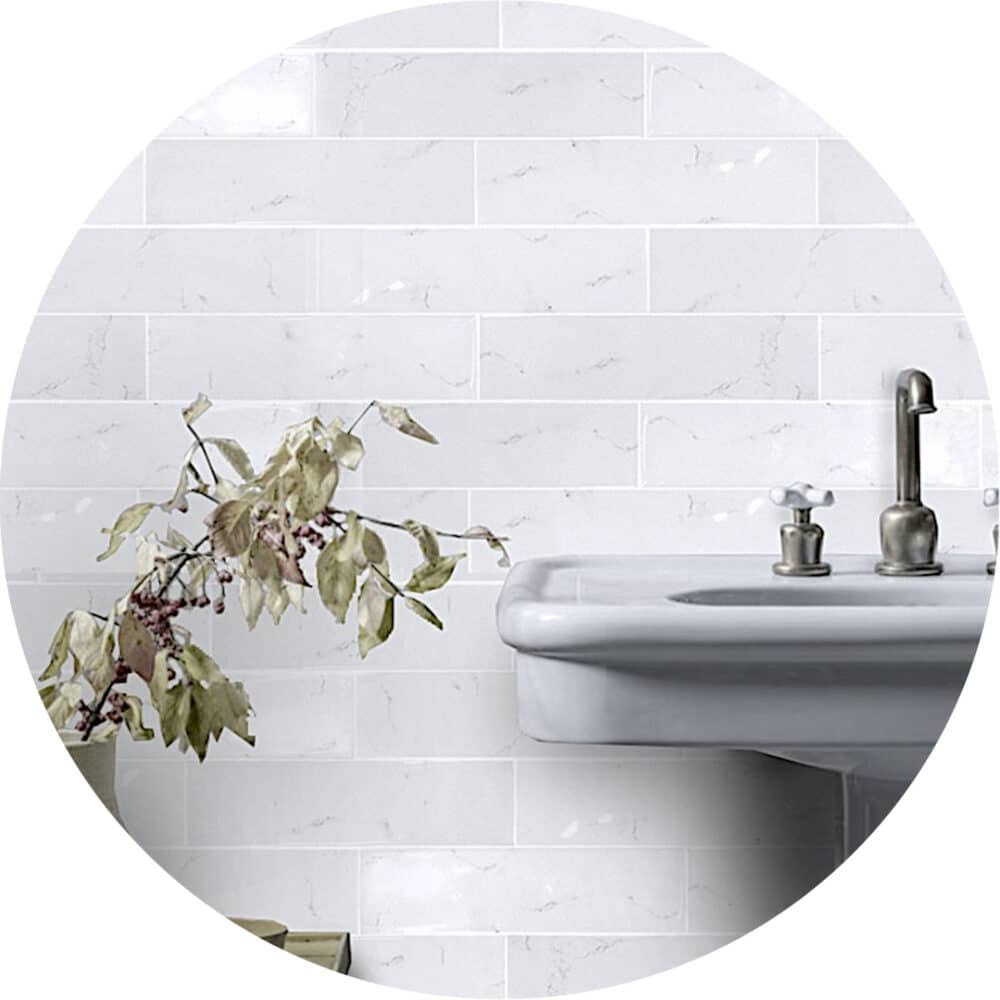 Venetian Palazzo Ceramic Subway Tile - Product Image