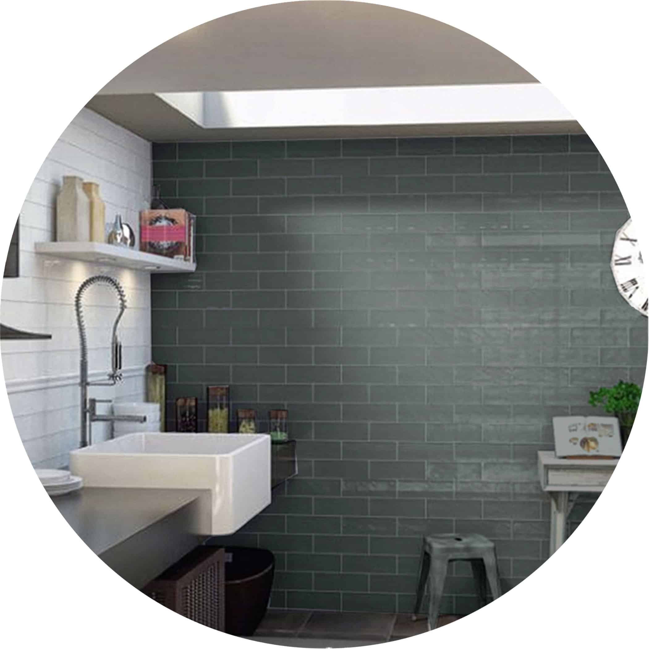 Oriental Jade Gloss 305x100 Subway Tile - Product Image