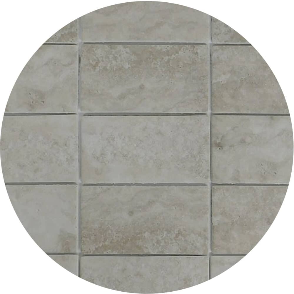 Travertino Beige Recycled Glass Subway Tile - Product Image