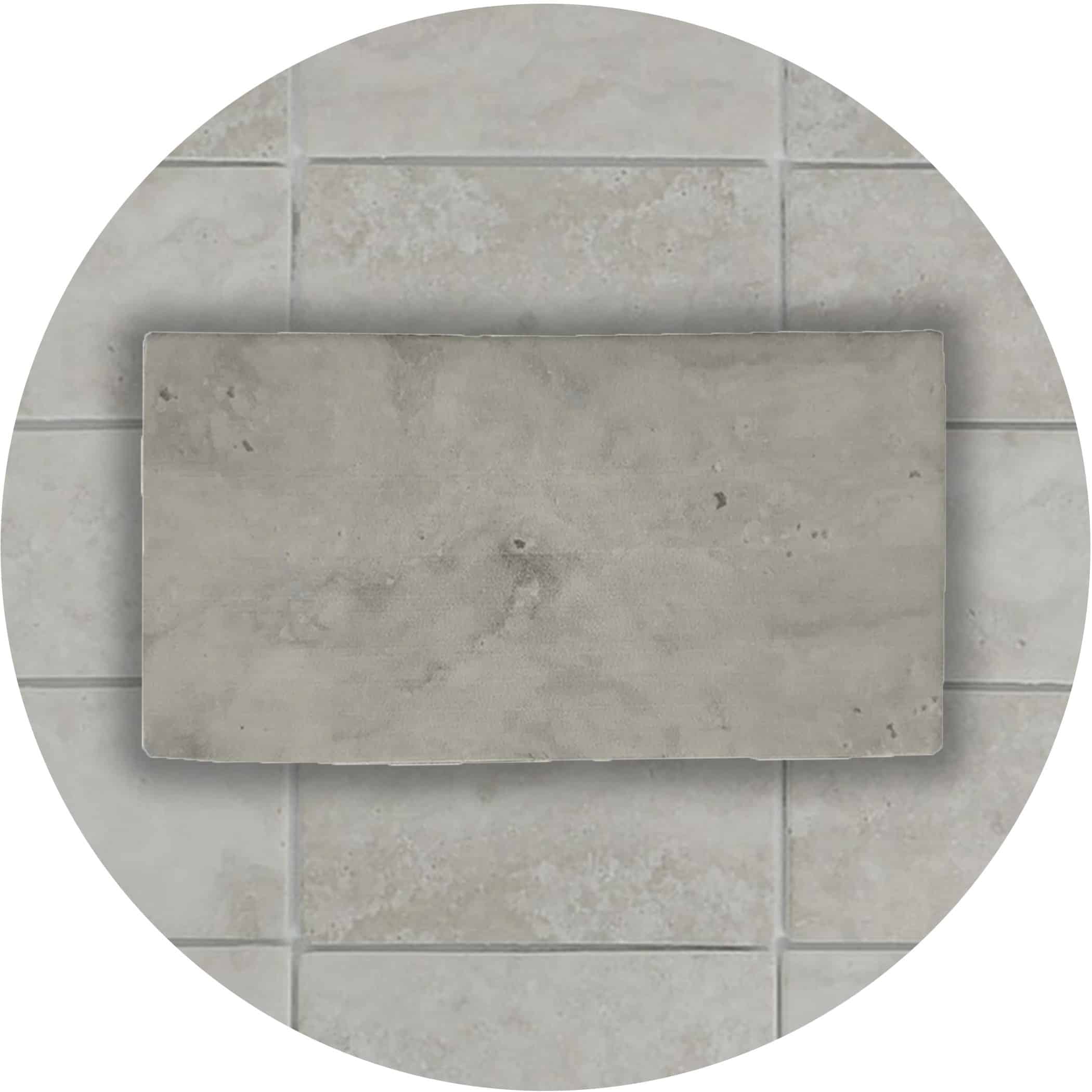 Travertino Beige Recycled Glass Subway Tile - Google Ads Image