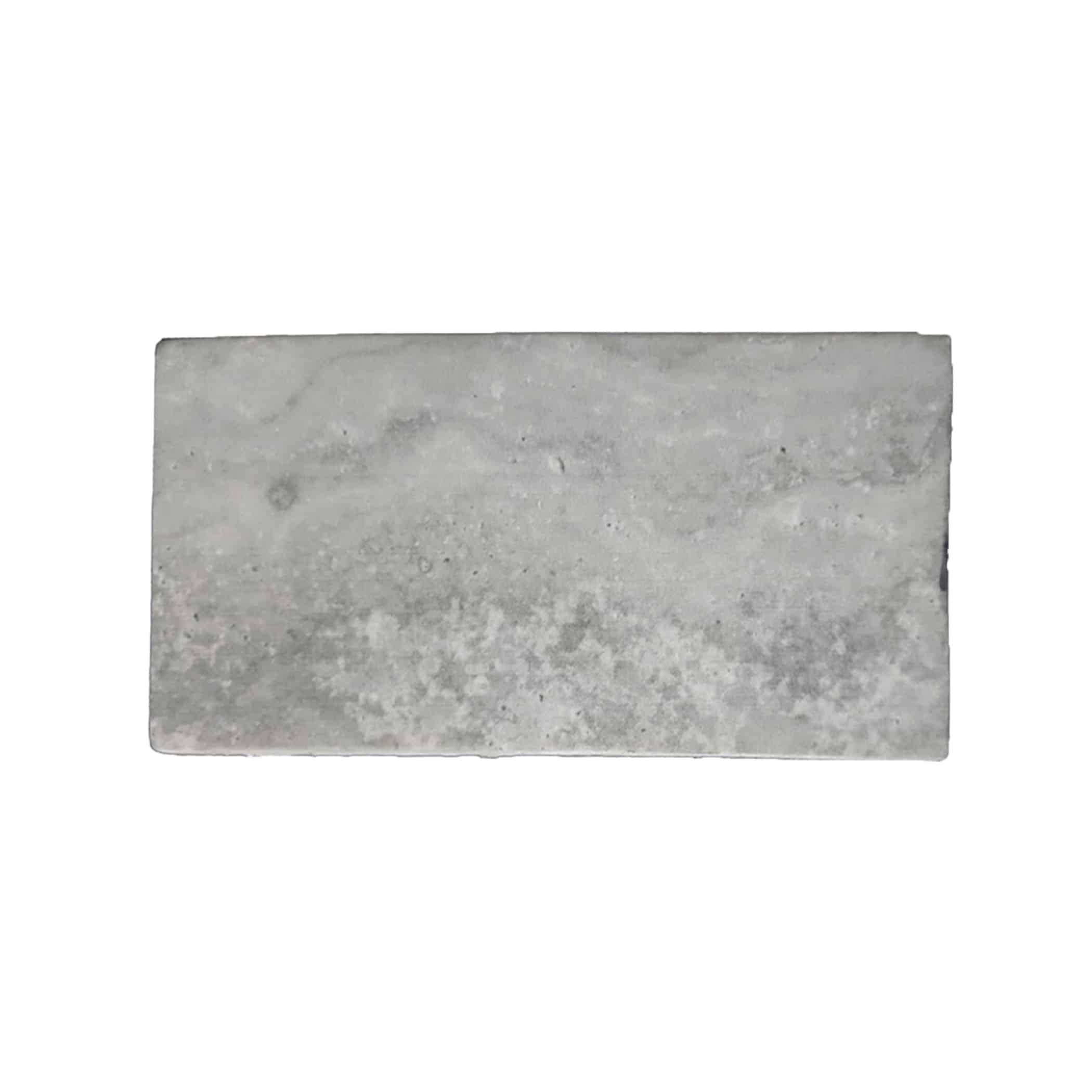 Travertino Grigio Recycled Glass Subway Tile - Gallery Image