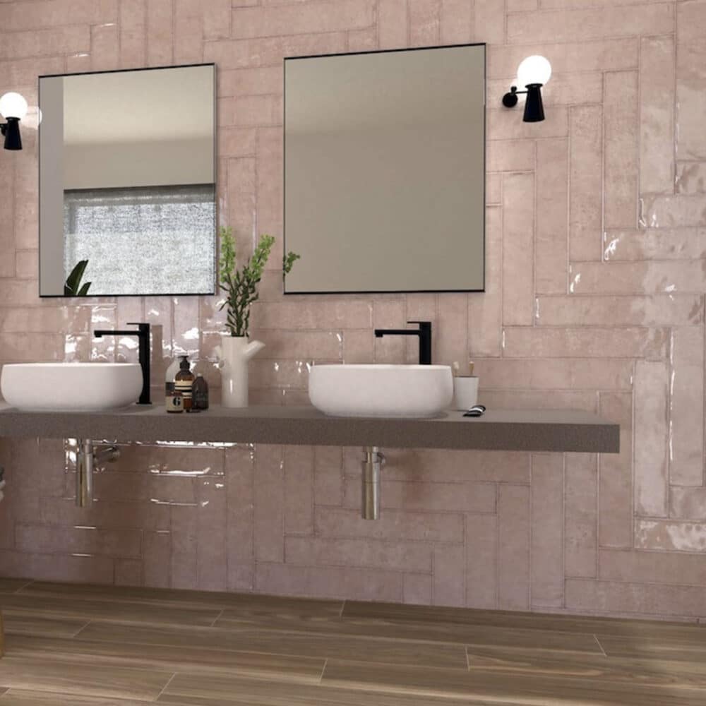 Aurora Gloss 530 x 107mm Subway Tiles