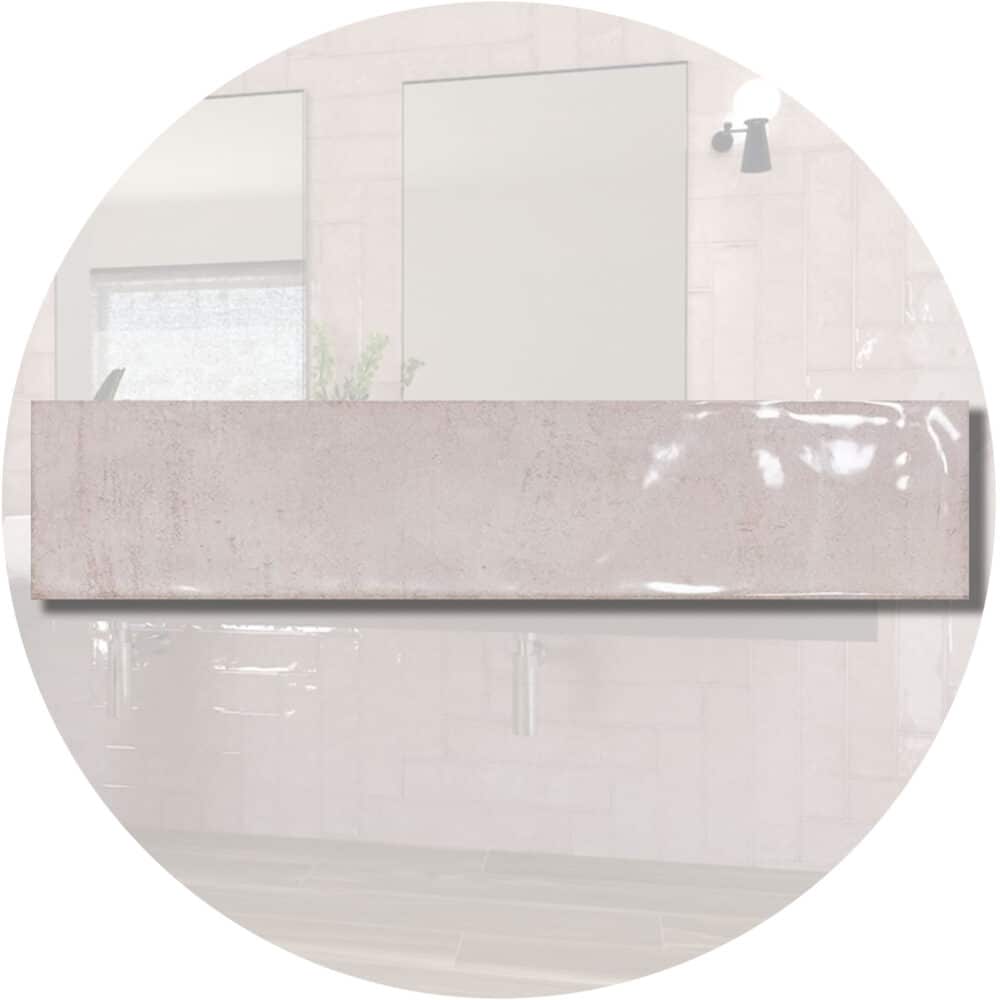 Aurora Gloss 530 x 107mm Subway Tiles