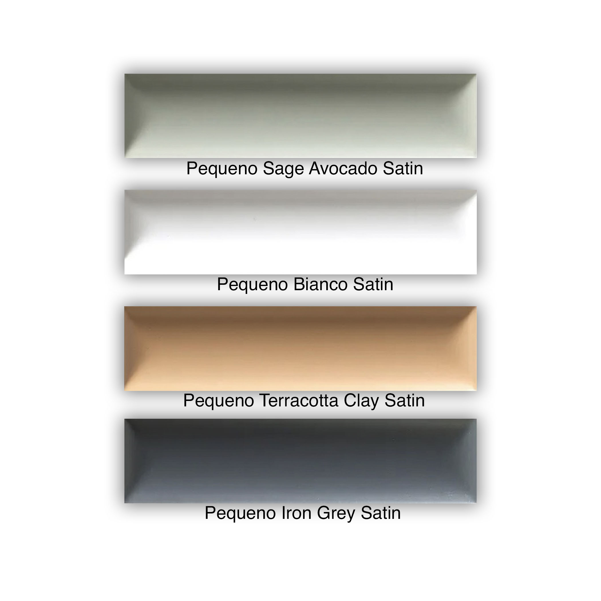 Pequeno Range of Satin Subway Tiles
