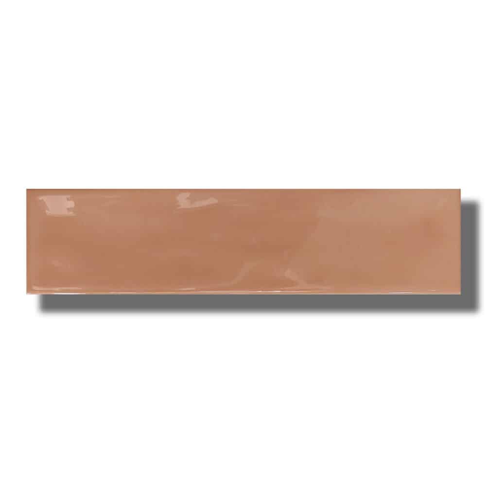Prestleigh Gloss Subway Tiles - Terracotta Variation Gallery Image