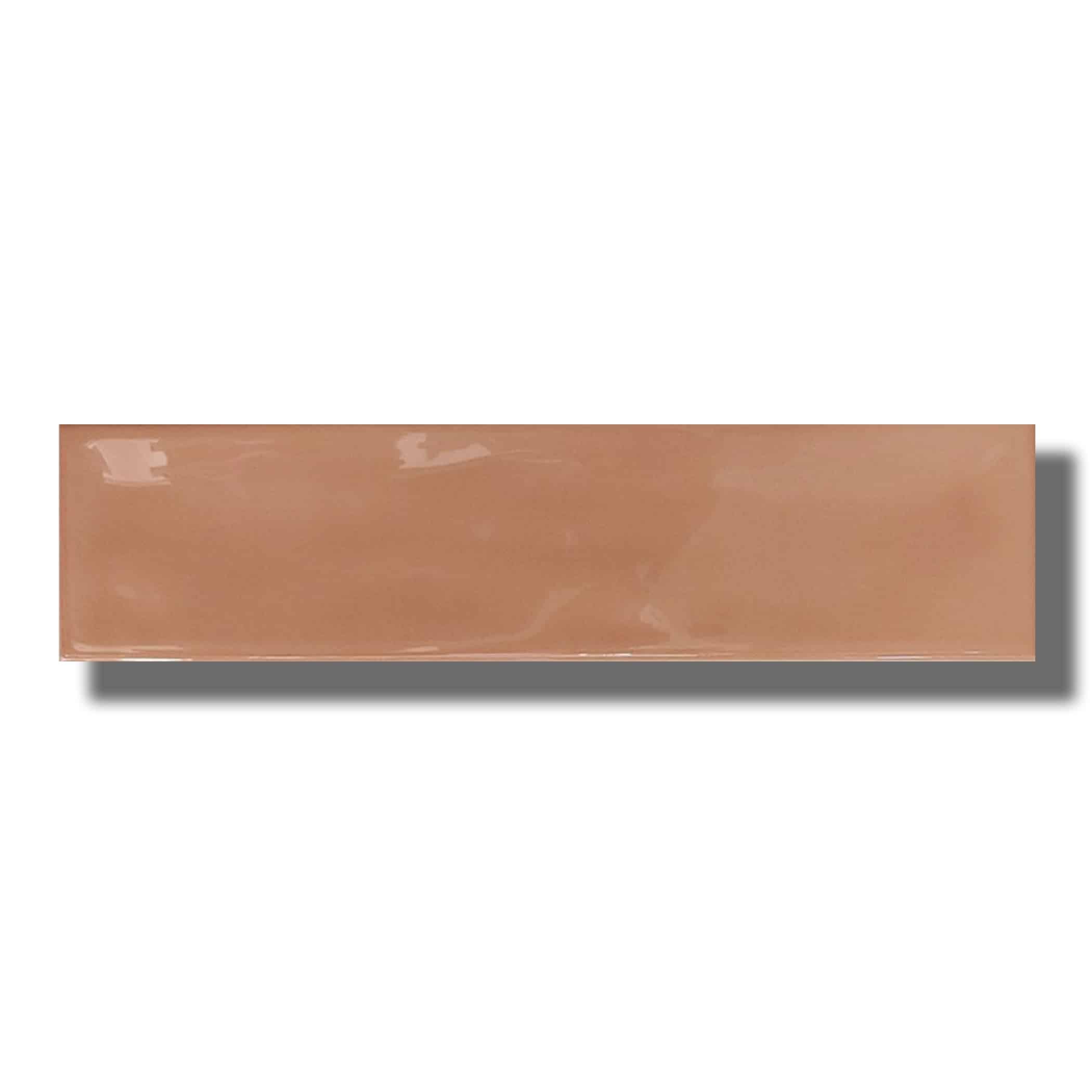 Prestleigh Gloss Subway Tiles - Terracotta Variation Gallery Image
