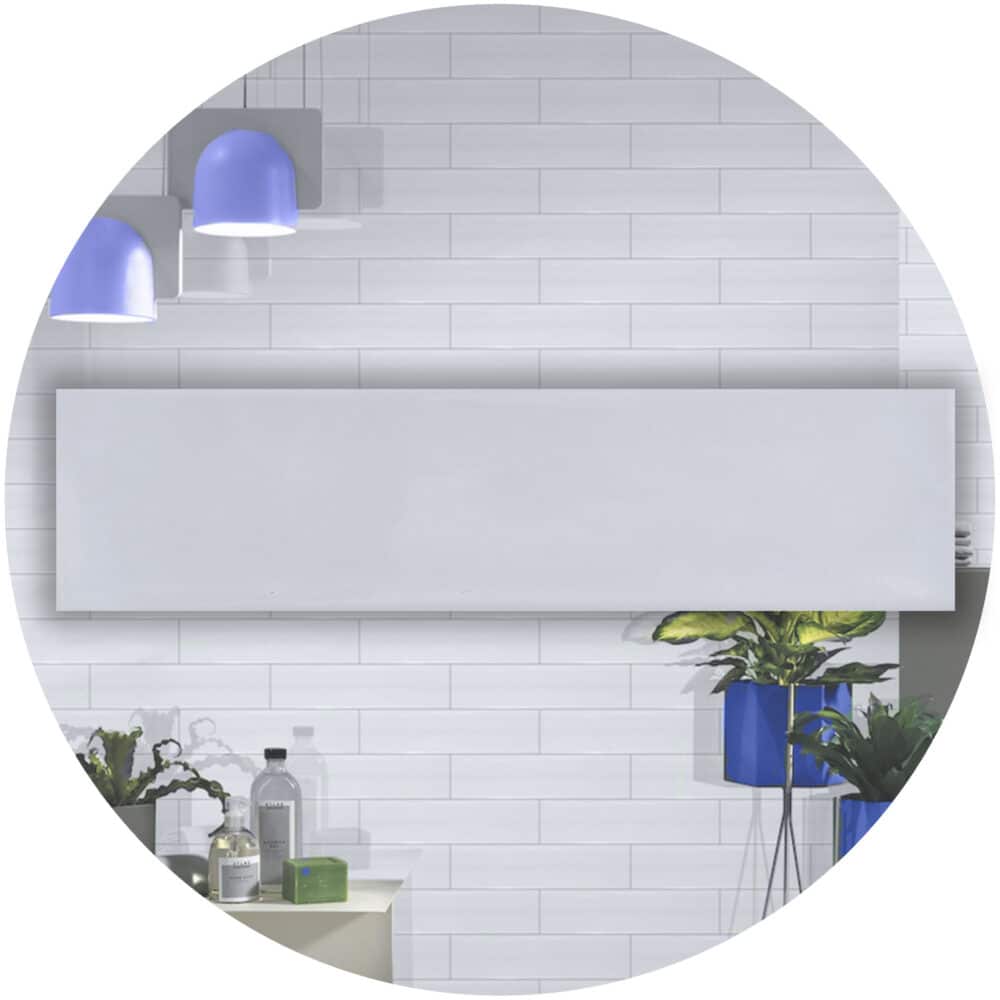 Marbled Blue Gloss Subway Tile - Google Ads Image