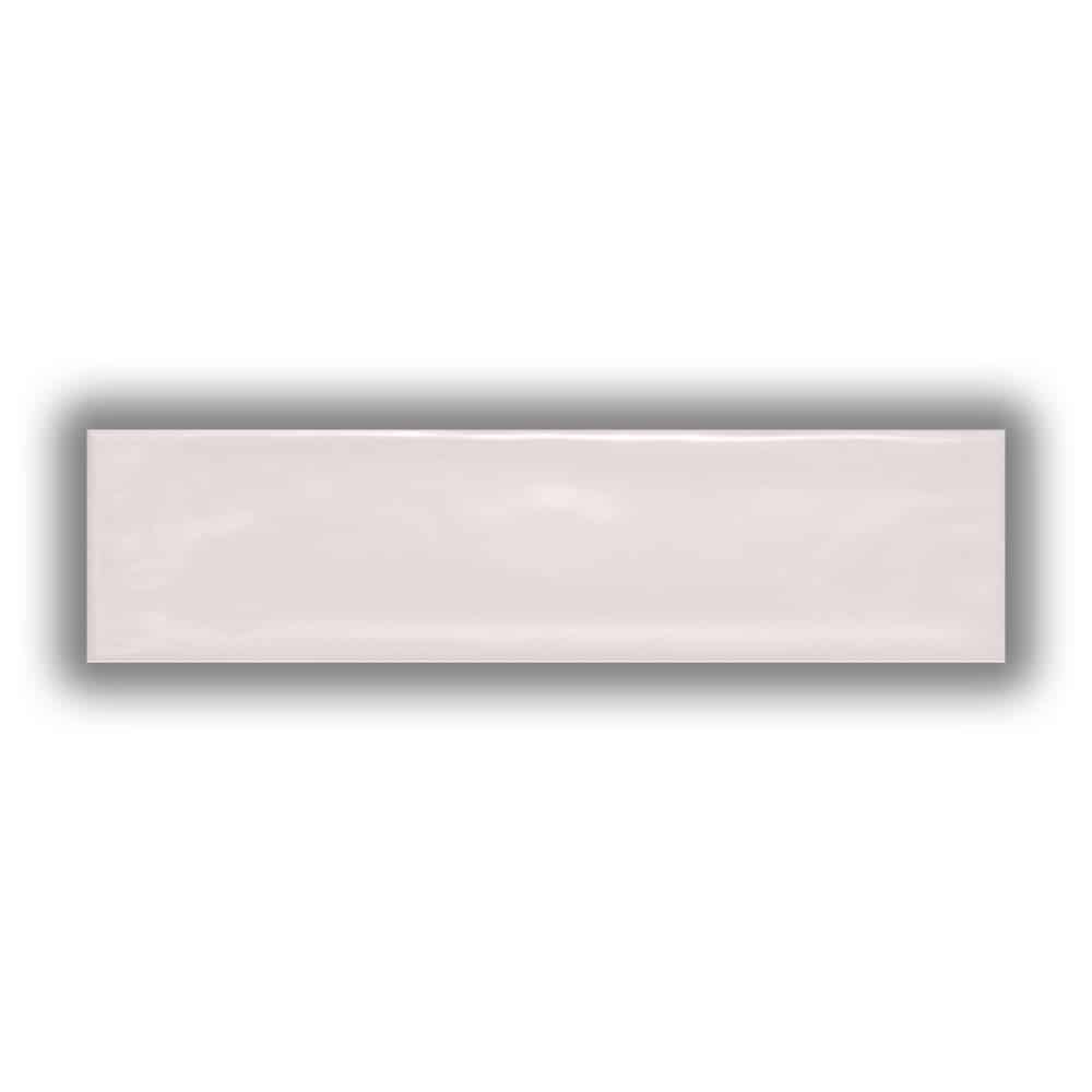 Marbled Pink Gloss Subway Tile - Gallery Image