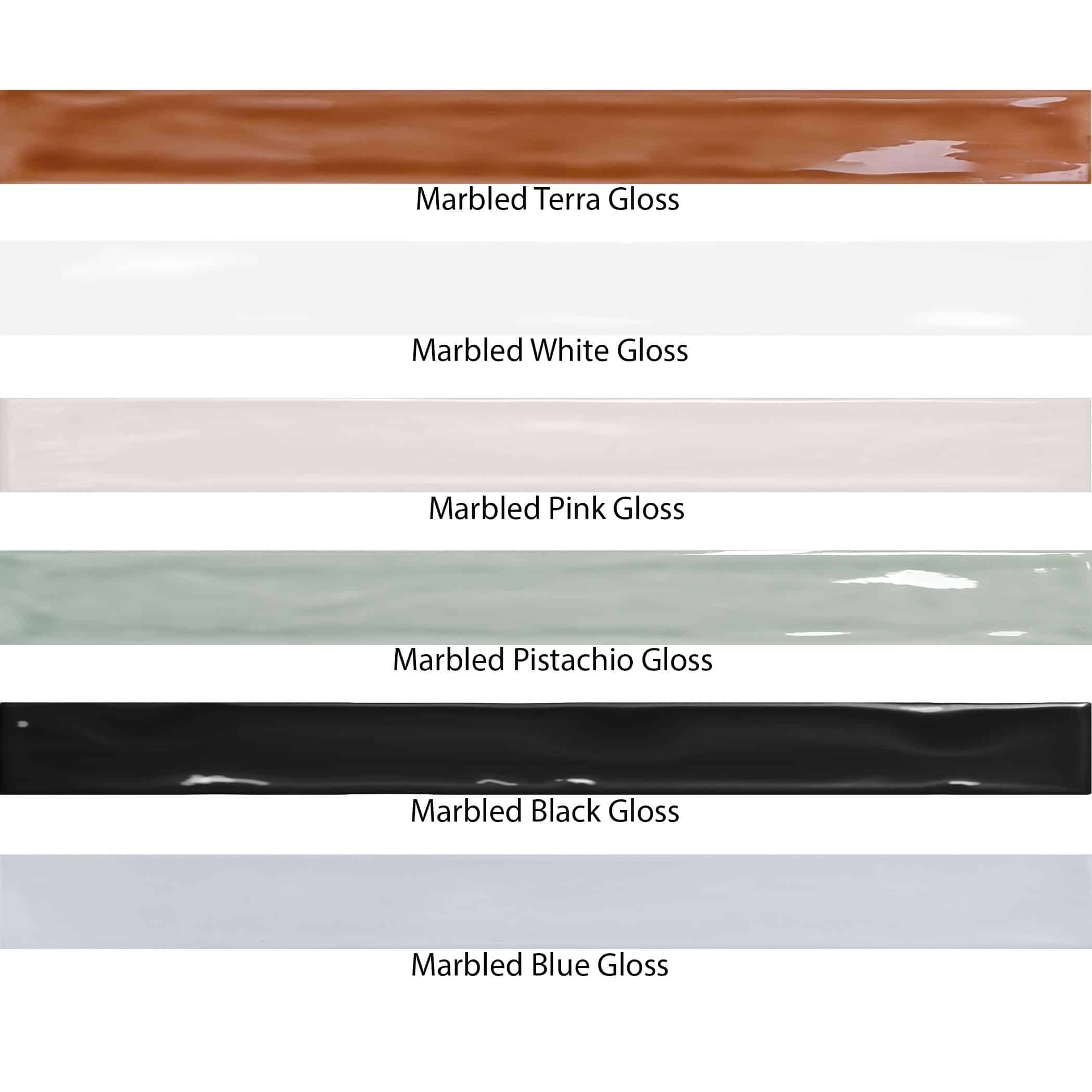 Marbled Gloss Subway Tiles - Product Range Image