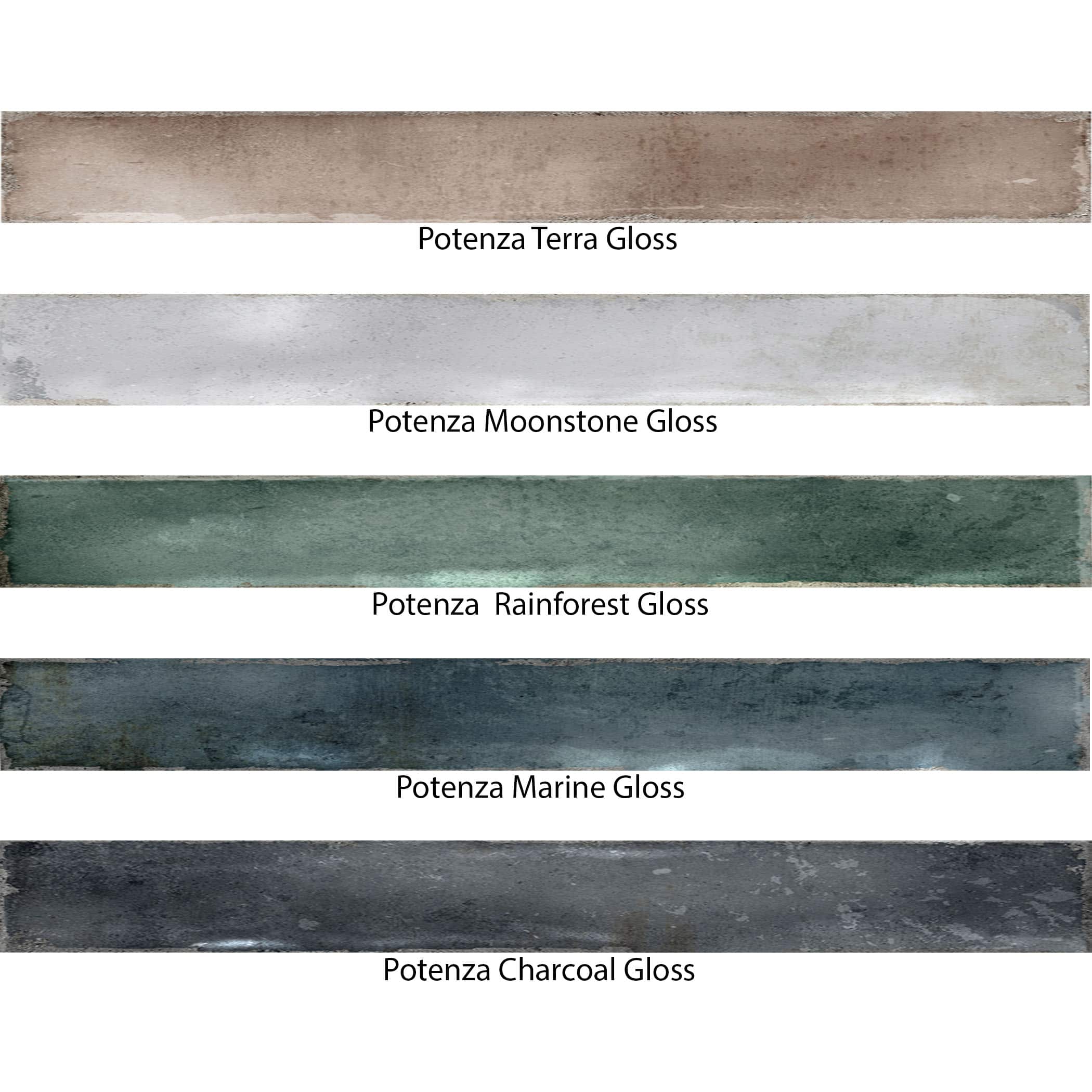 Potenza Gloss Subway Tiles - Product Range Image