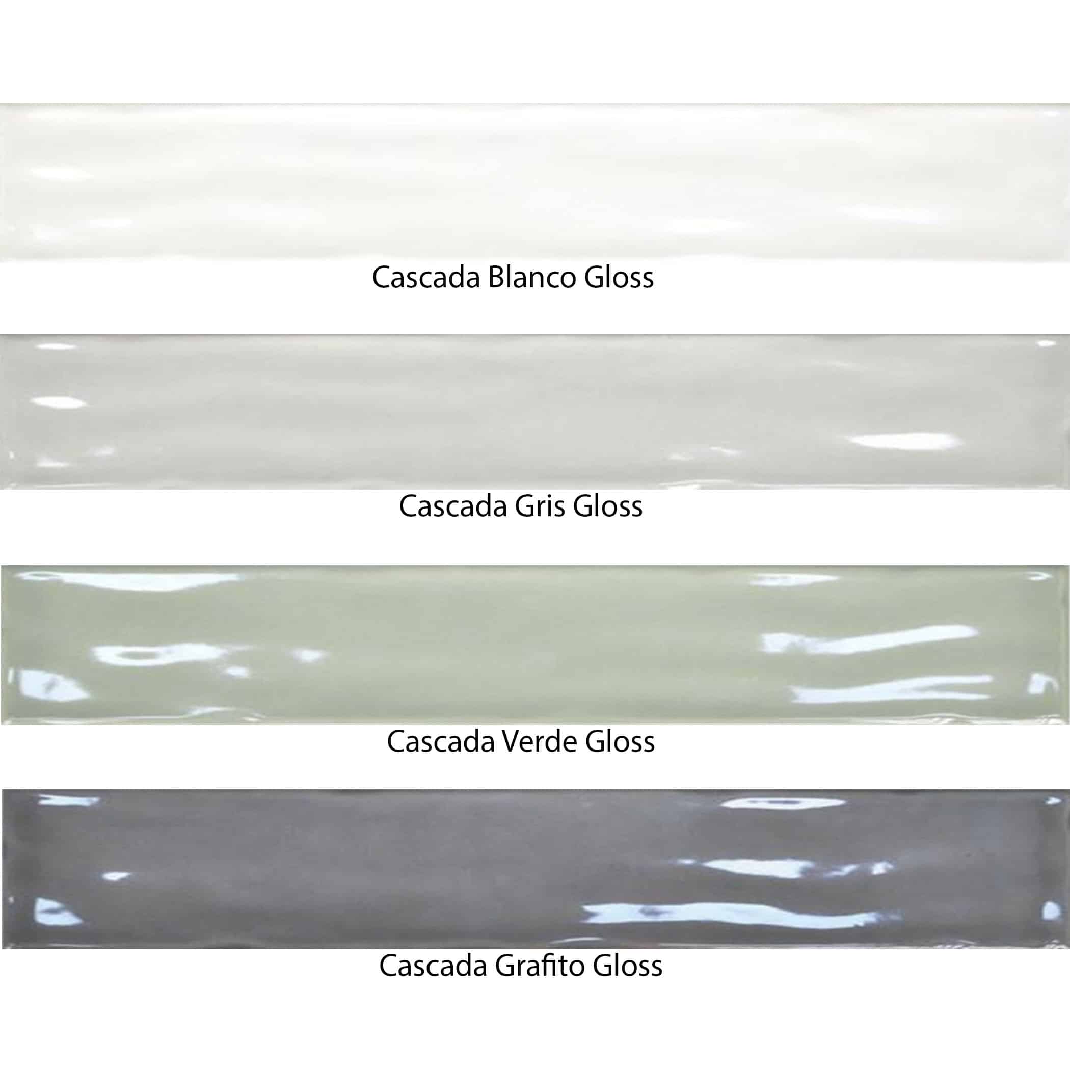 Cascada Gloss Subway Tiles - Product Range Image