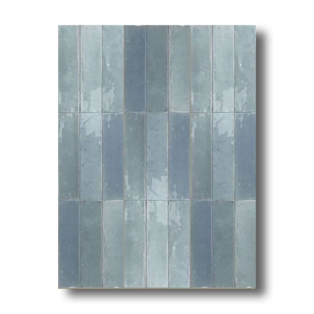 Agadir Agua Gloss Subway Tile - Gallery Image