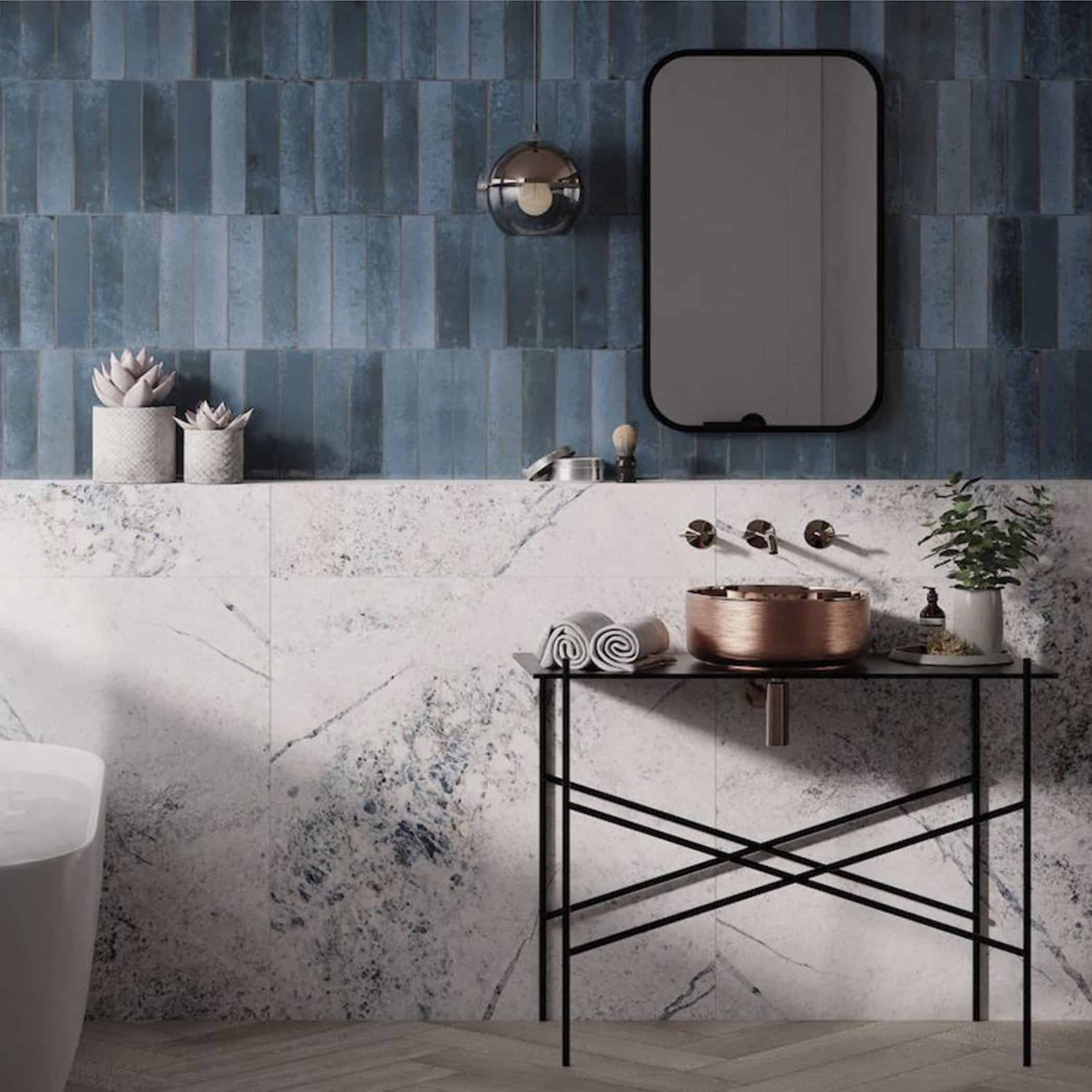 Agadir Lago Gloss Subway Tile - Gallery Image