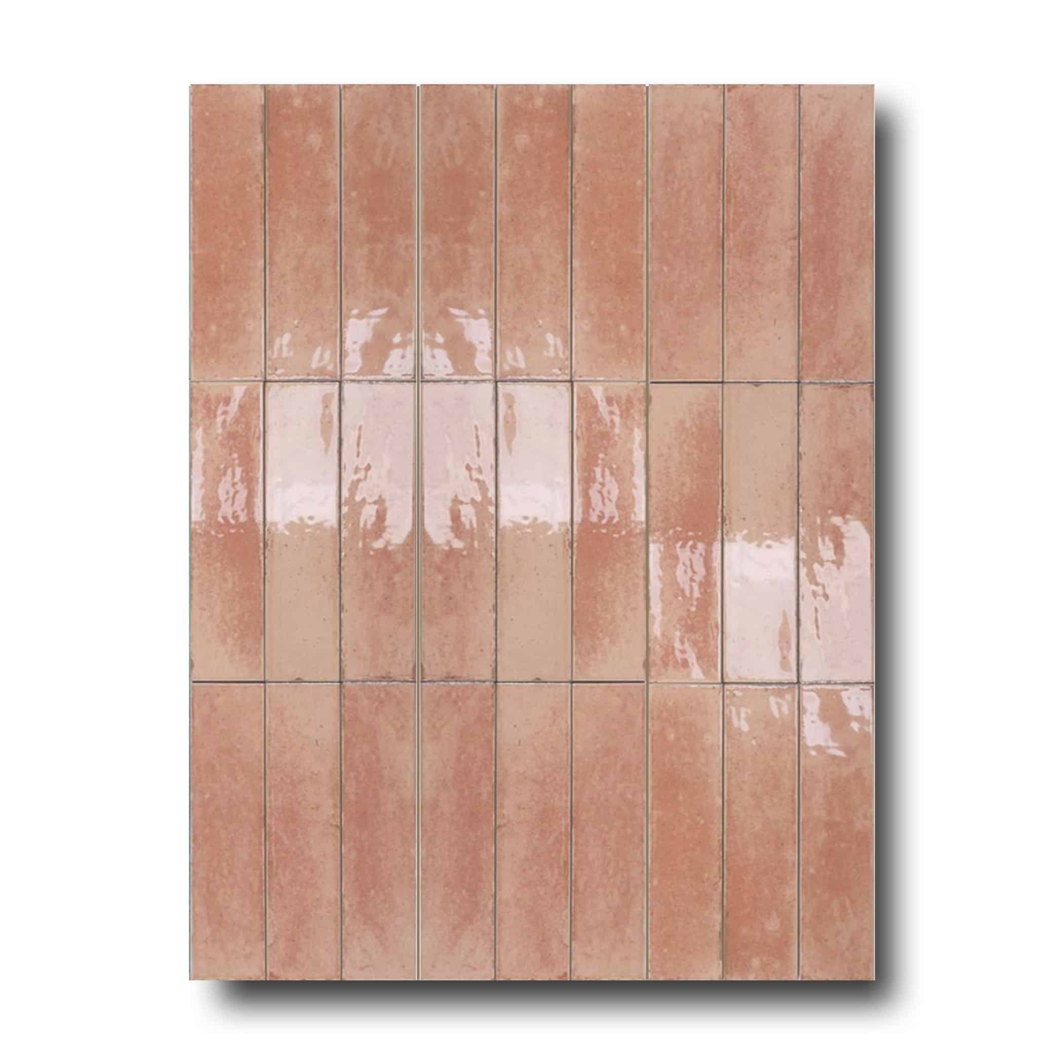 Agadir Amaranto Gloss Subway Tile - Gallery Image