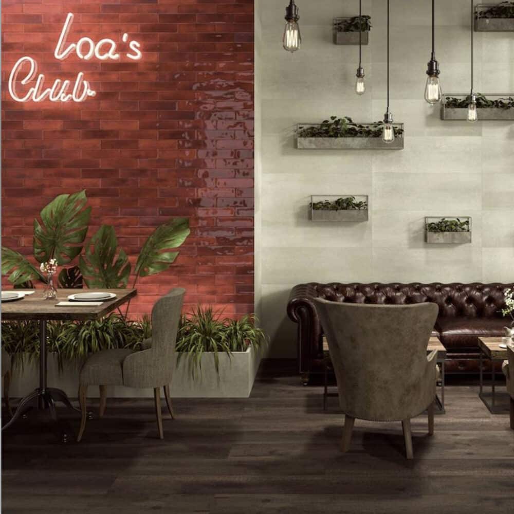 Agadir Lava Gloss Subway Tile - Gallery Image