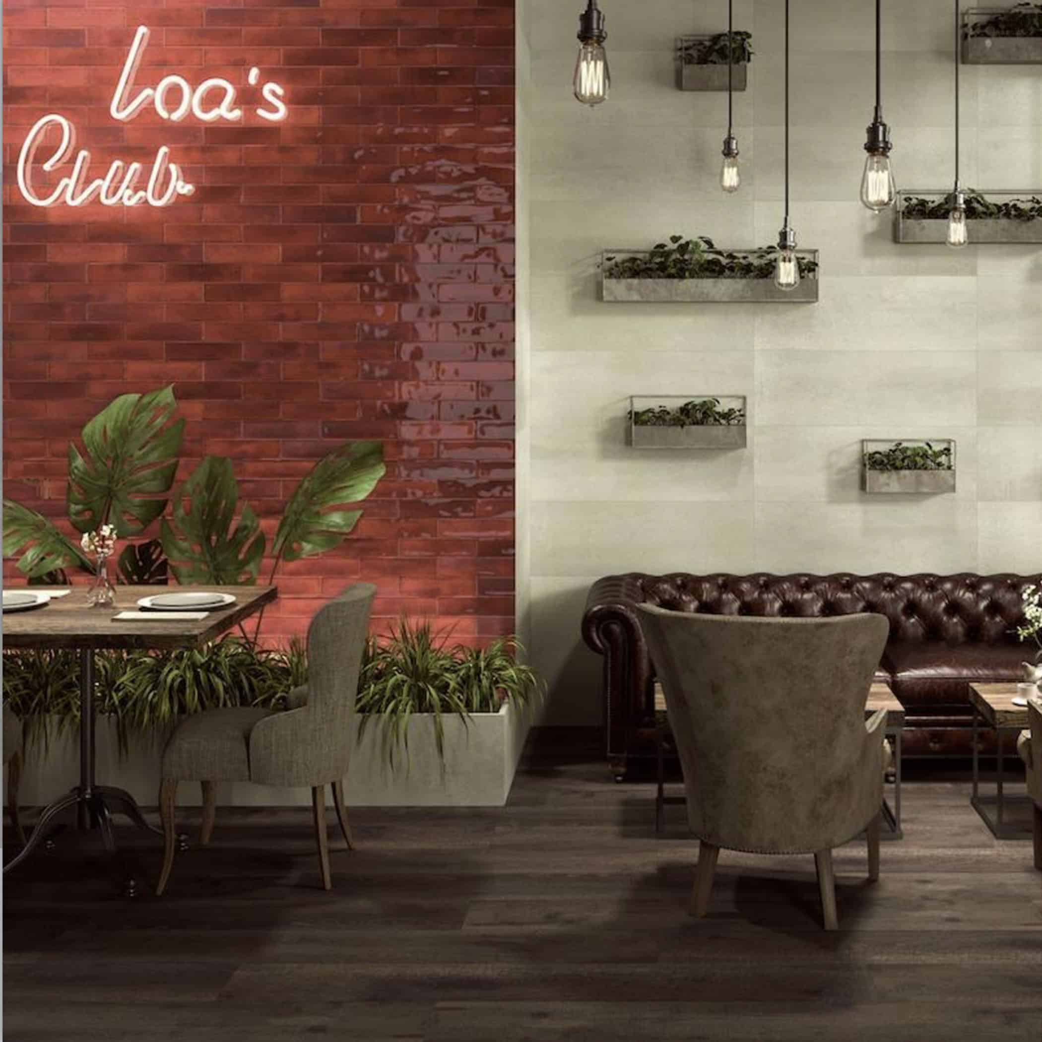 Agadir Lava Gloss Subway Tile - Gallery Image