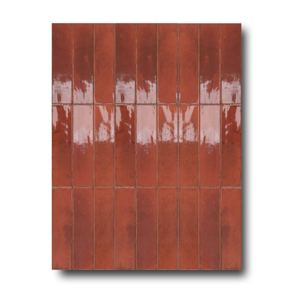 Agadir Lava Gloss Subway Tile - Gallery Image