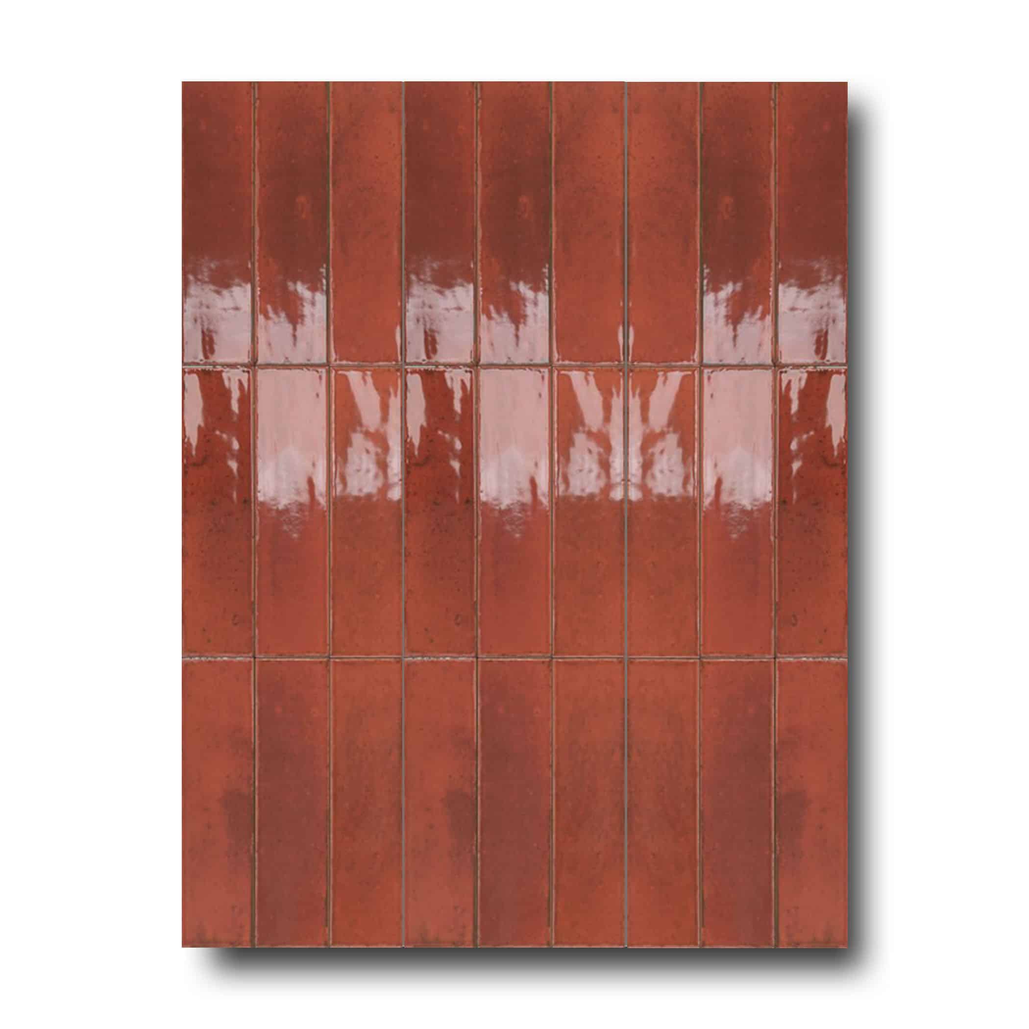 Agadir Lava Gloss Subway Tile - Gallery Image