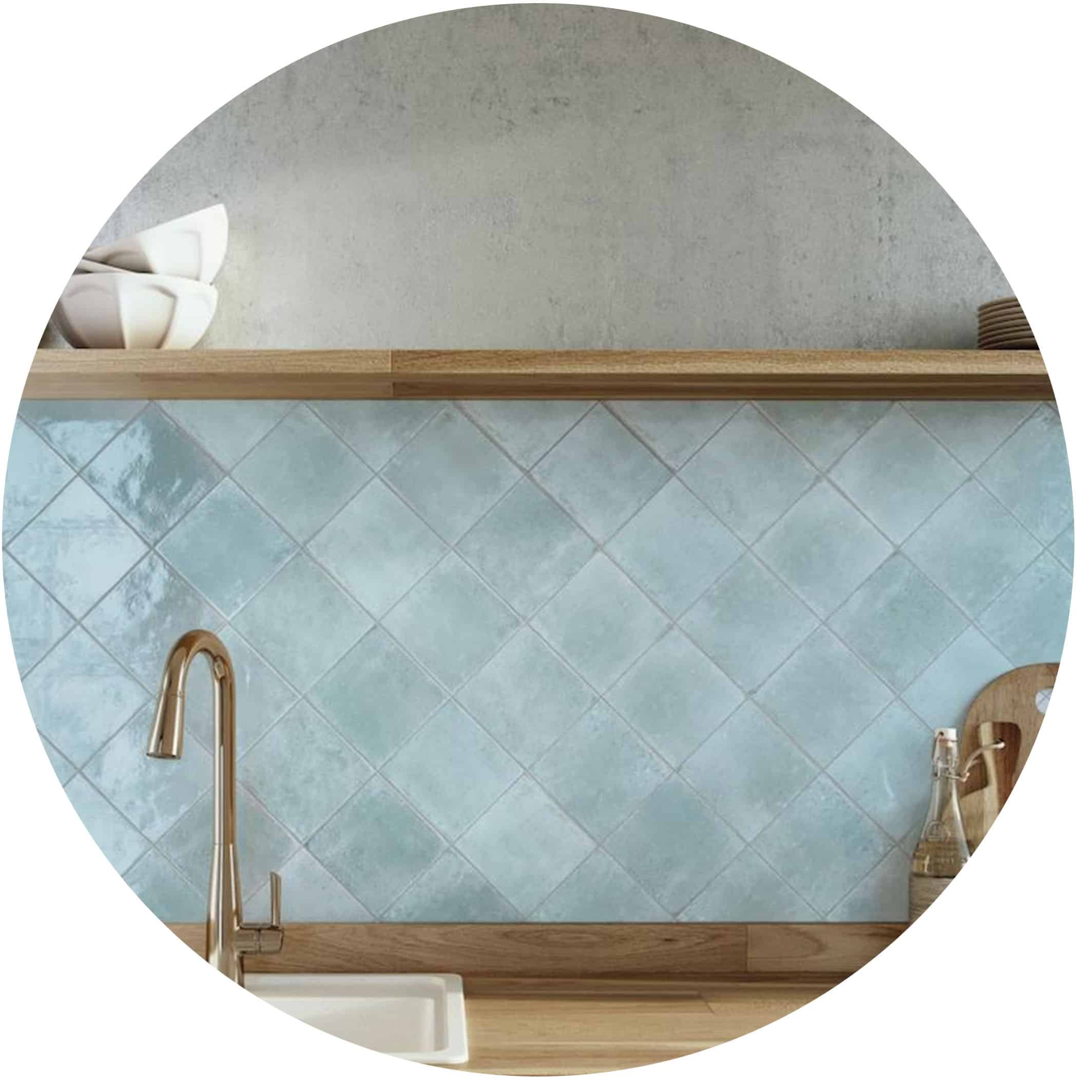 Agadir Agua Gloss Square Tile - Product Image