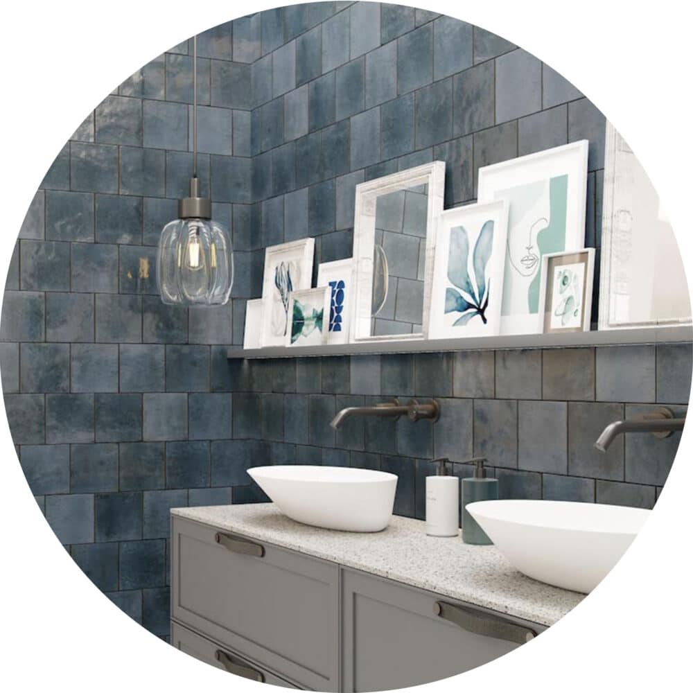 Agadir Lago Gloss Square Tile - Product Image