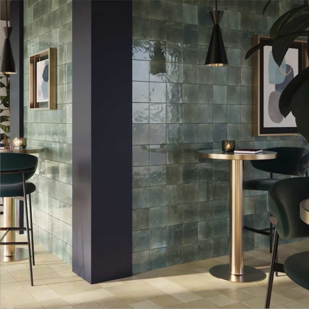 Agadir Selva Gloss Square Tile - Gallery Image